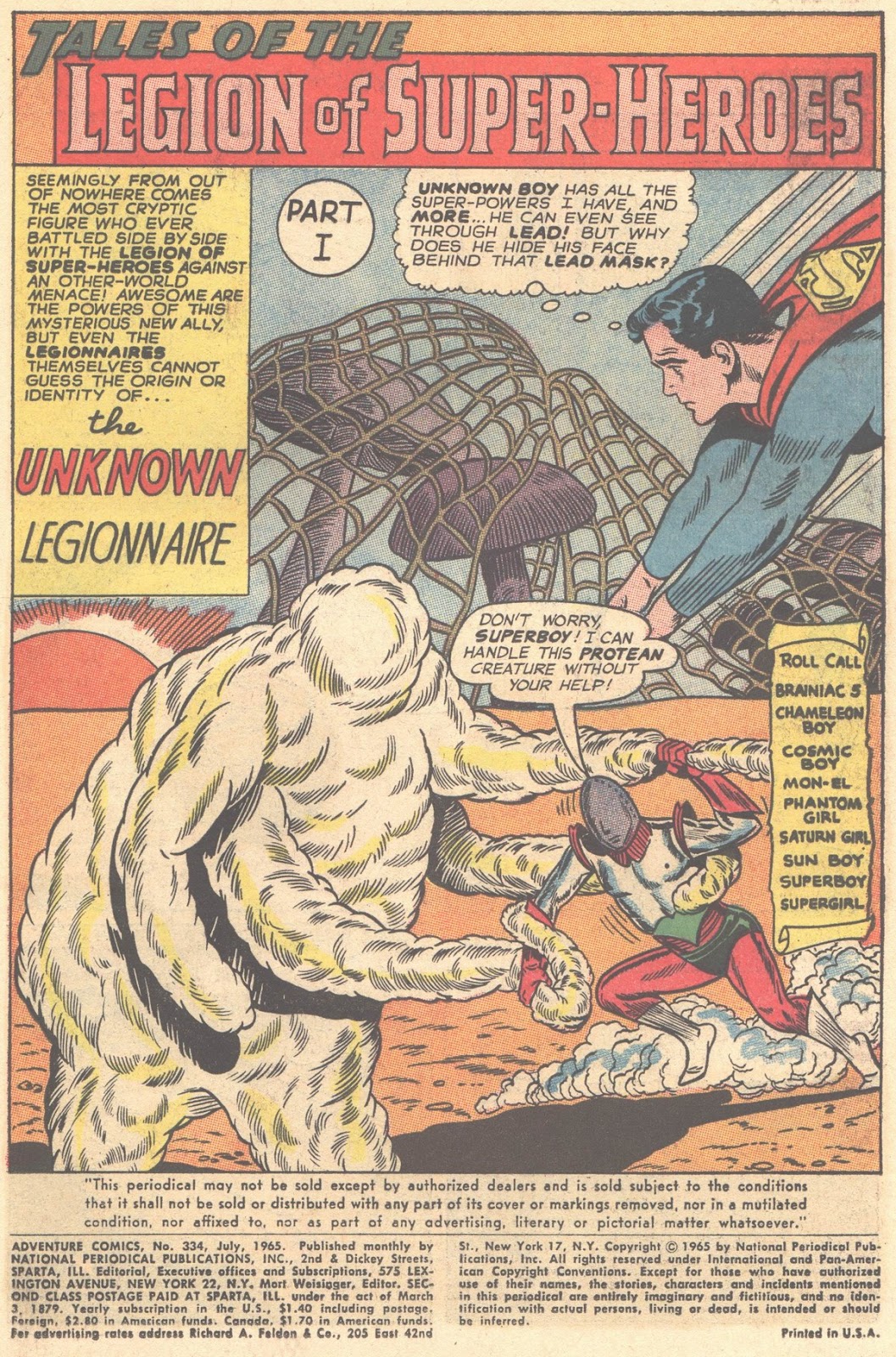 Adventure Comics (1938) issue 334 - Page 3