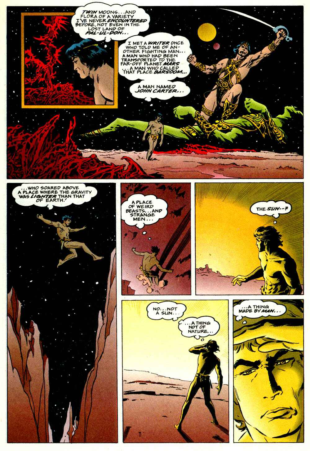 Read online Tarzan/John Carter: Warlords of Mars comic -  Issue #1 - 12