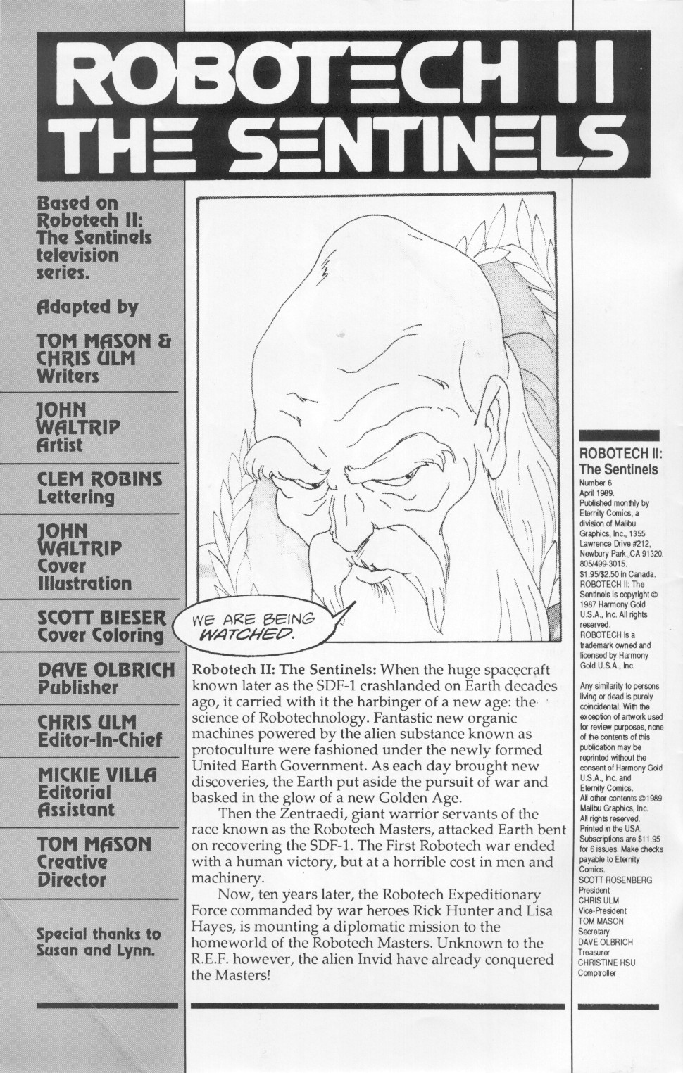 <{ $series->title }} issue Robotech II: The Sentinels Book 1 Issue #6 - Page 2