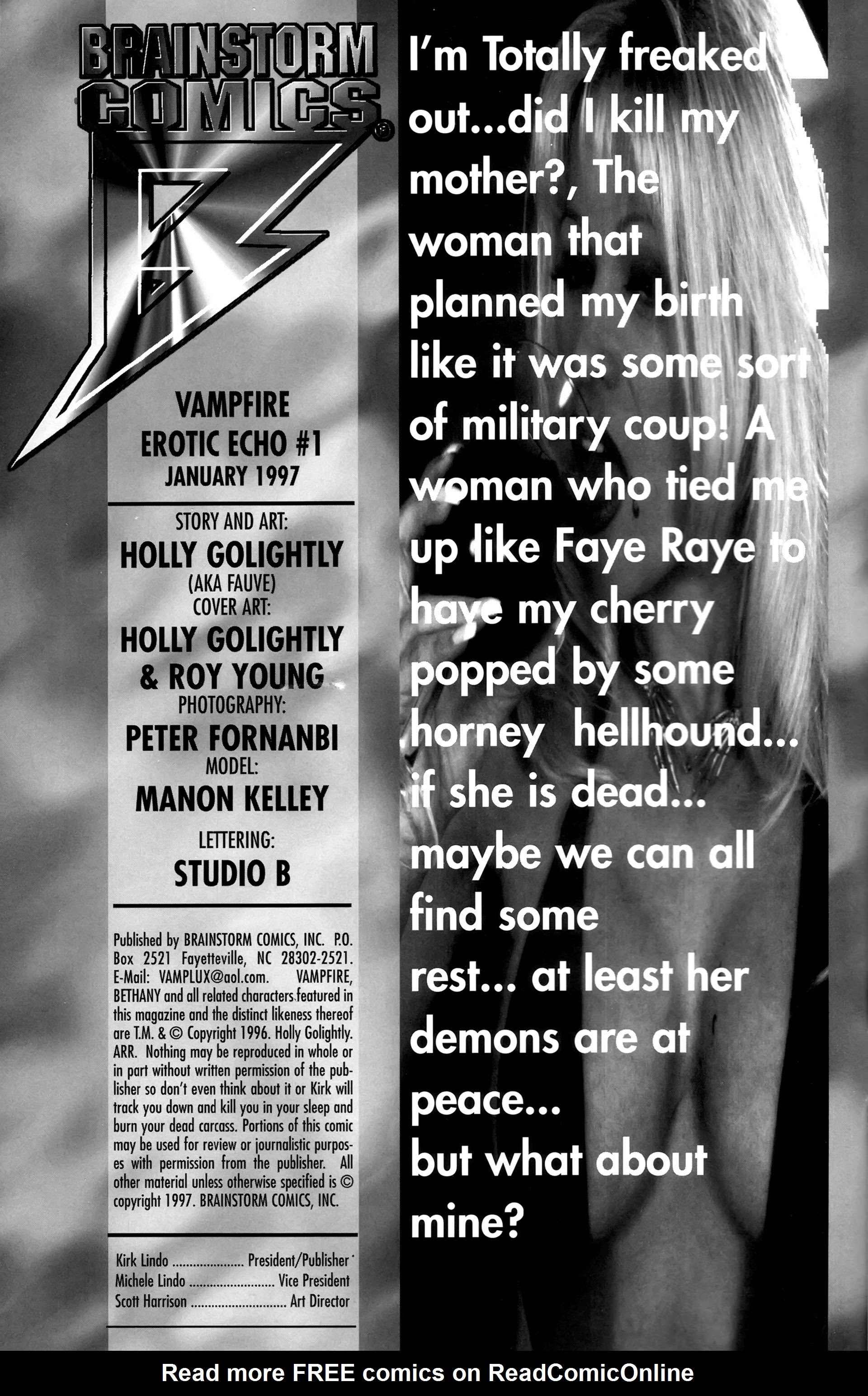 Read online Vampfire: Erotic Echo comic -  Issue #1 - 2