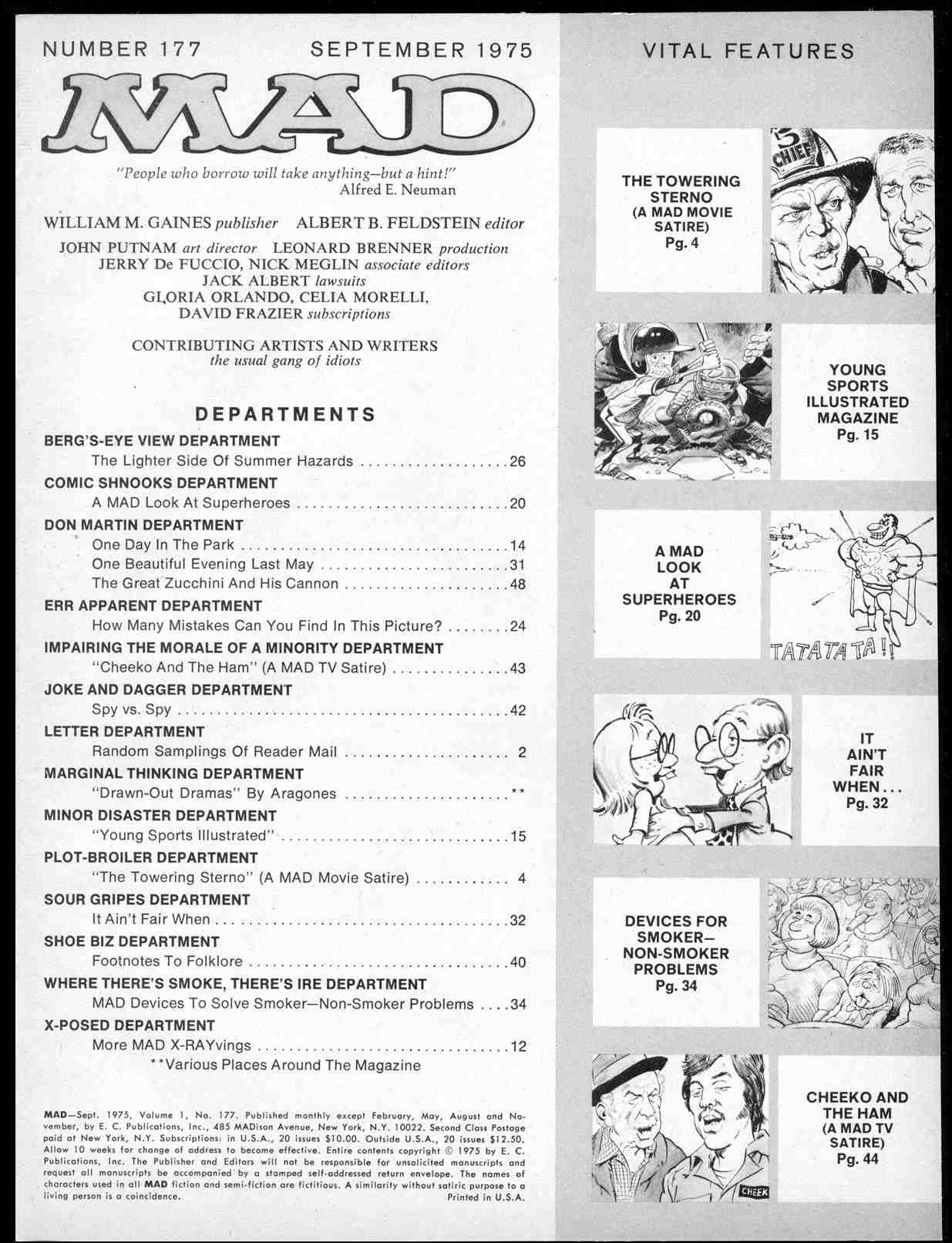 Read online MAD comic -  Issue #177 - 3