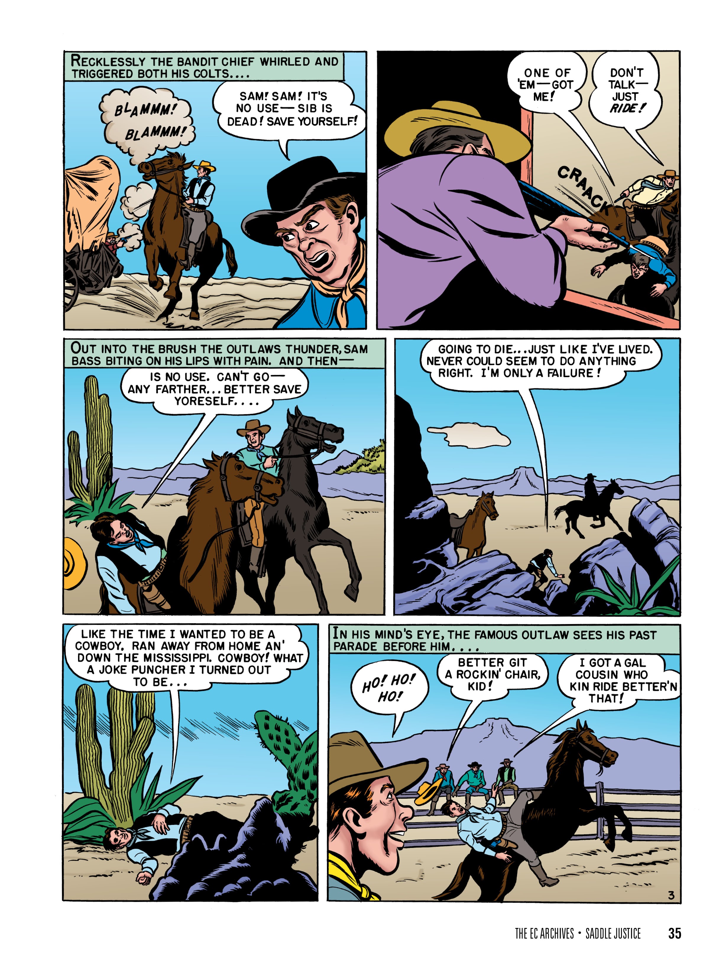 Read online The EC Archives: Saddle Justice comic -  Issue # TPB (Part 1) - 37