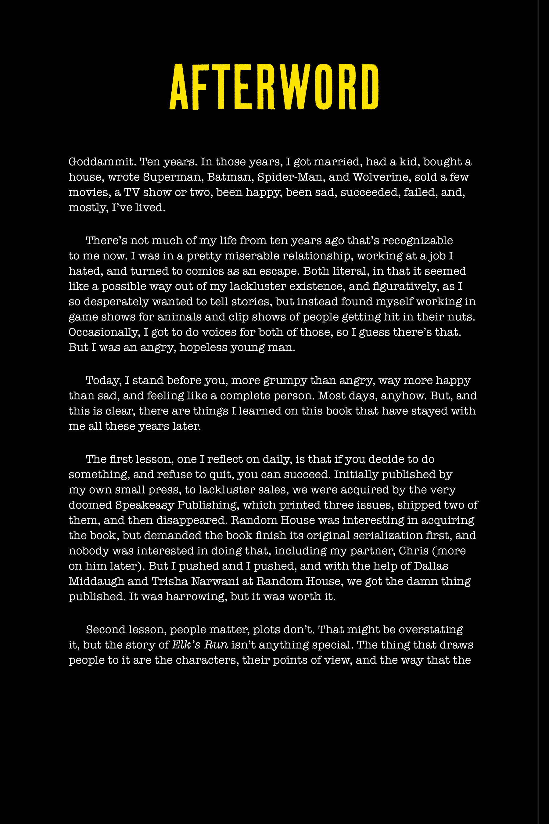 Read online Elk's Run 10th Anniversary Edition comic -  Issue # TPB (Part 3) - 14