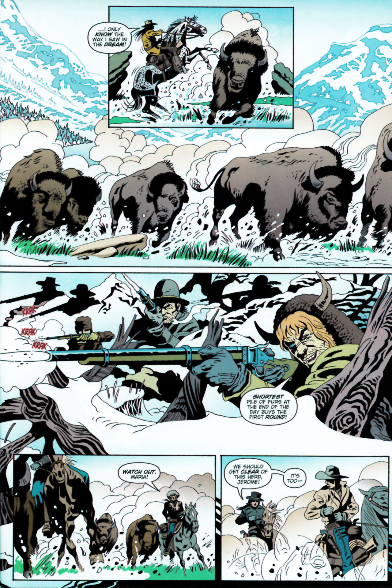 Read online Desperadoes: Buffalo Dreams comic -  Issue #3 - 5