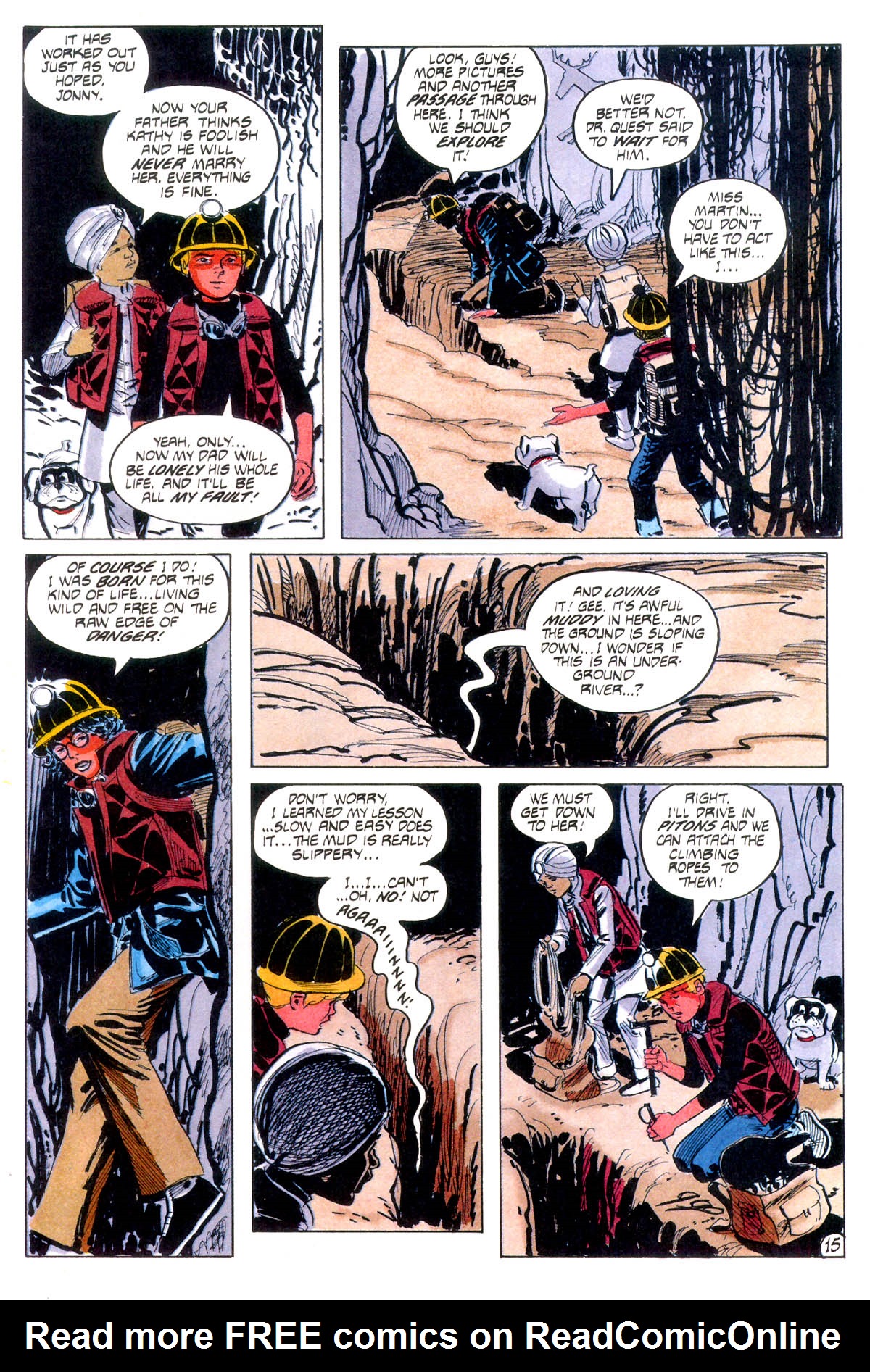 Read online Jonny Quest comic -  Issue #12 - 18