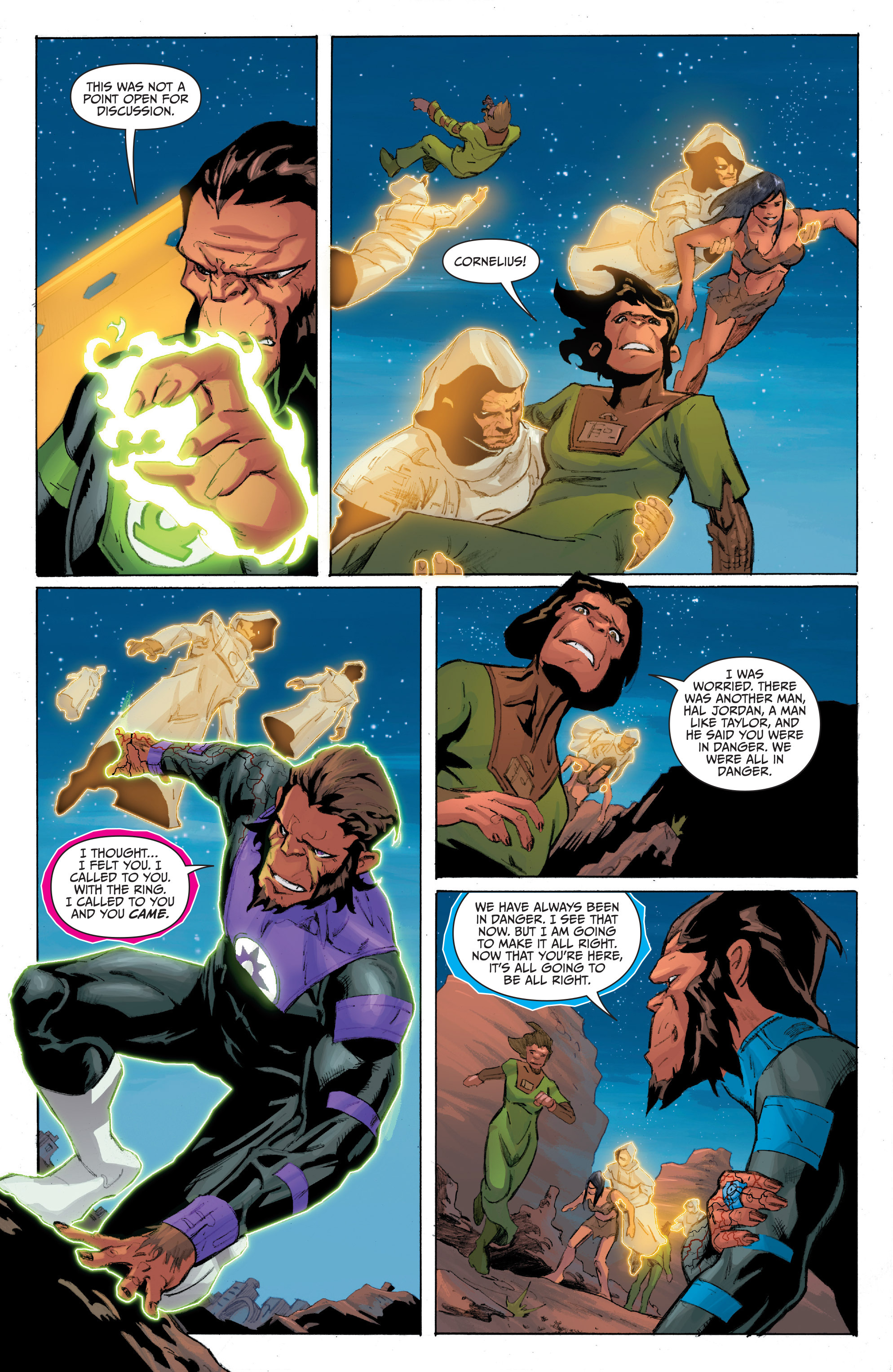 Read online Planet of the Apes/Green Lantern comic -  Issue #4 - 17
