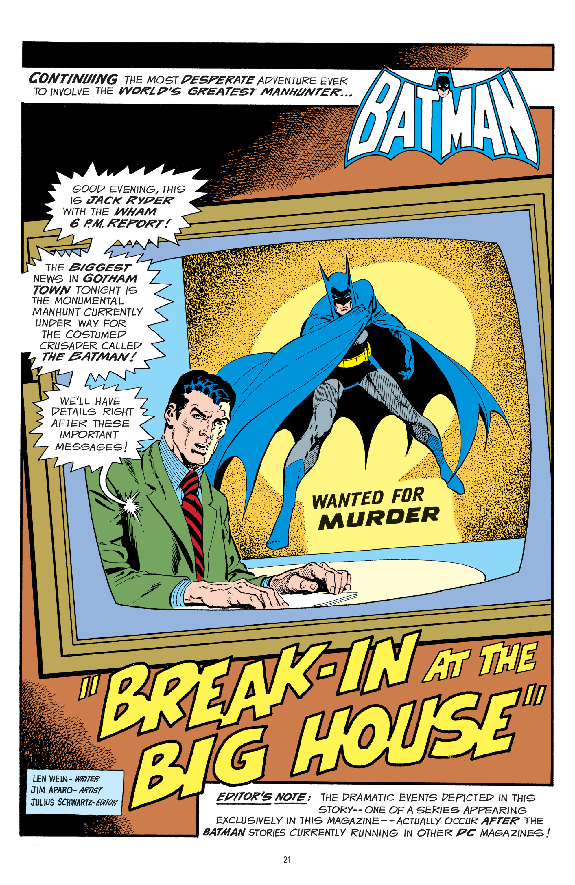 Read online Legends of the Dark Knight: Jim Aparo comic -  Issue # TPB 3 (Part 1) - 20