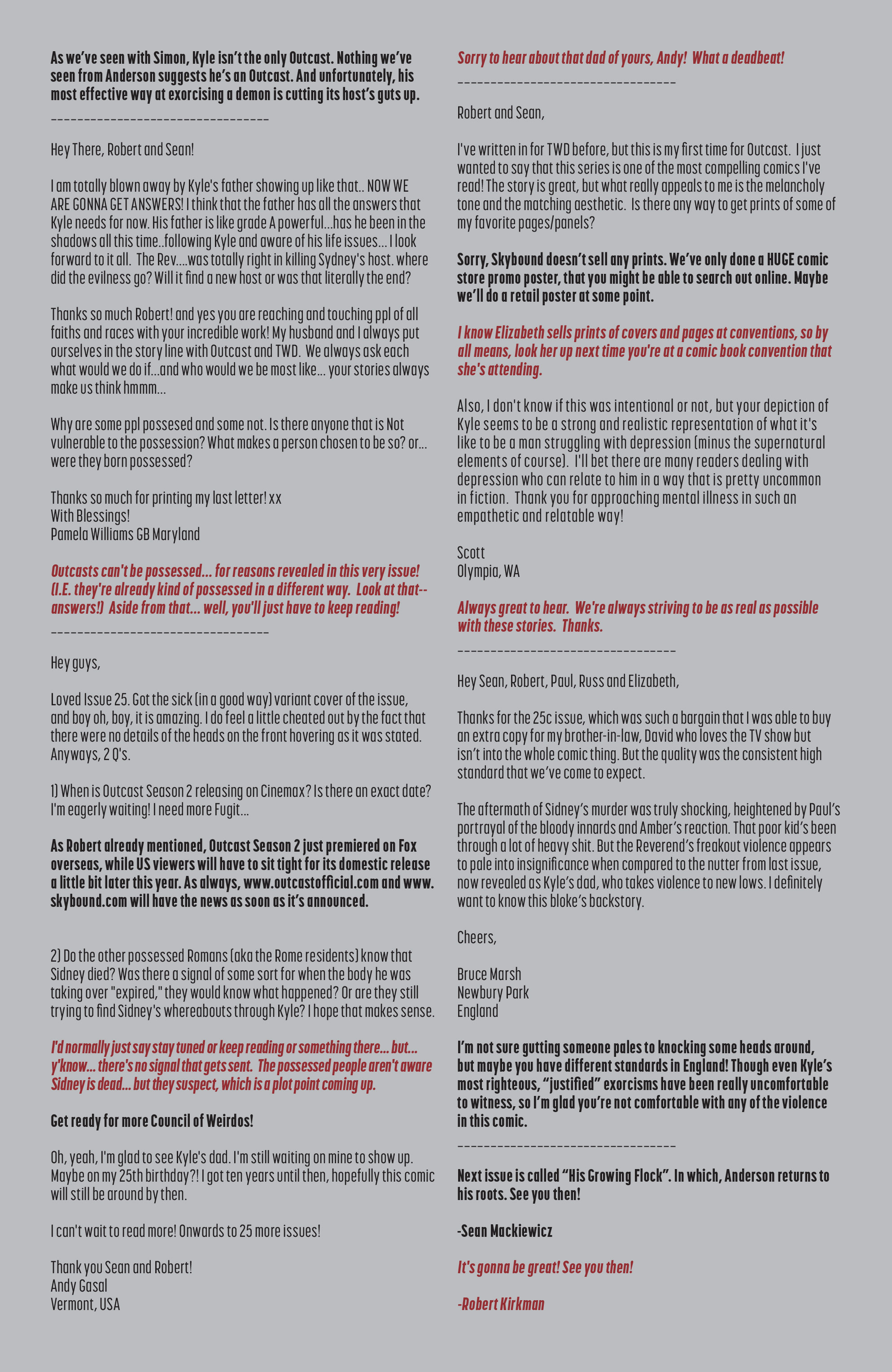 Read online Outcast by Kirkman & Azaceta comic -  Issue #27 - 23