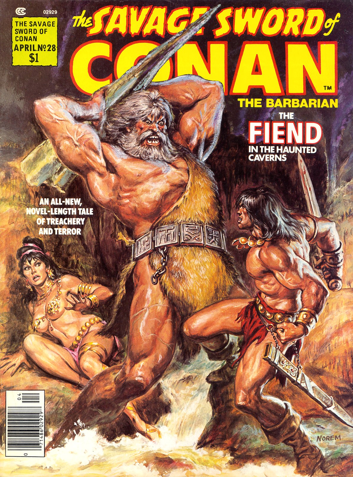 Read online The Savage Sword Of Conan comic -  Issue #28 - 1