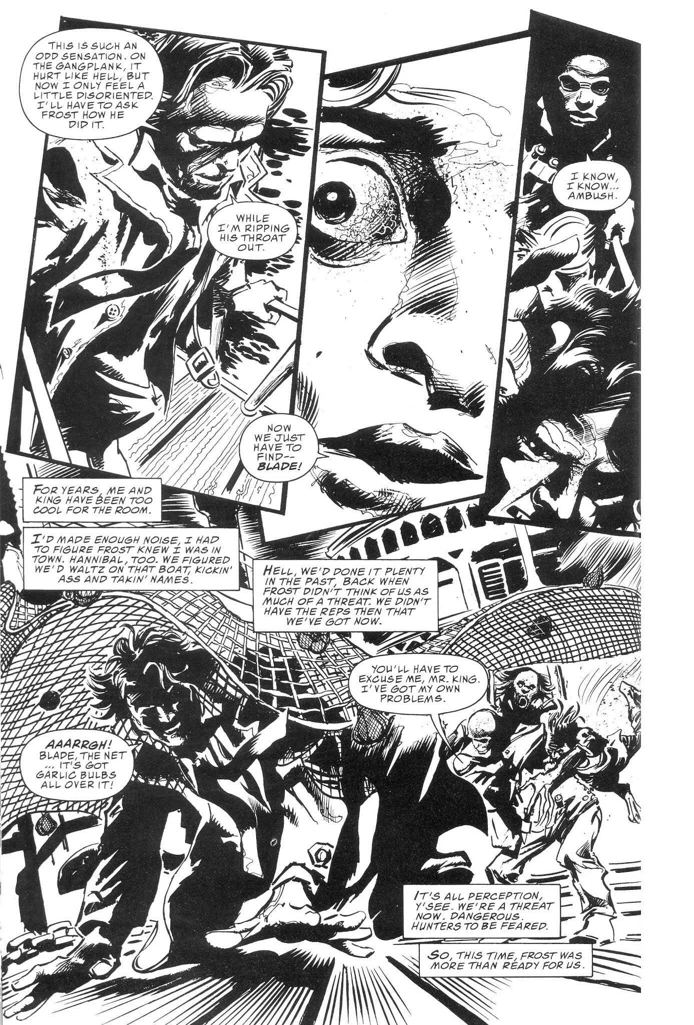 Read online Blade: Black & White comic -  Issue # TPB - 130
