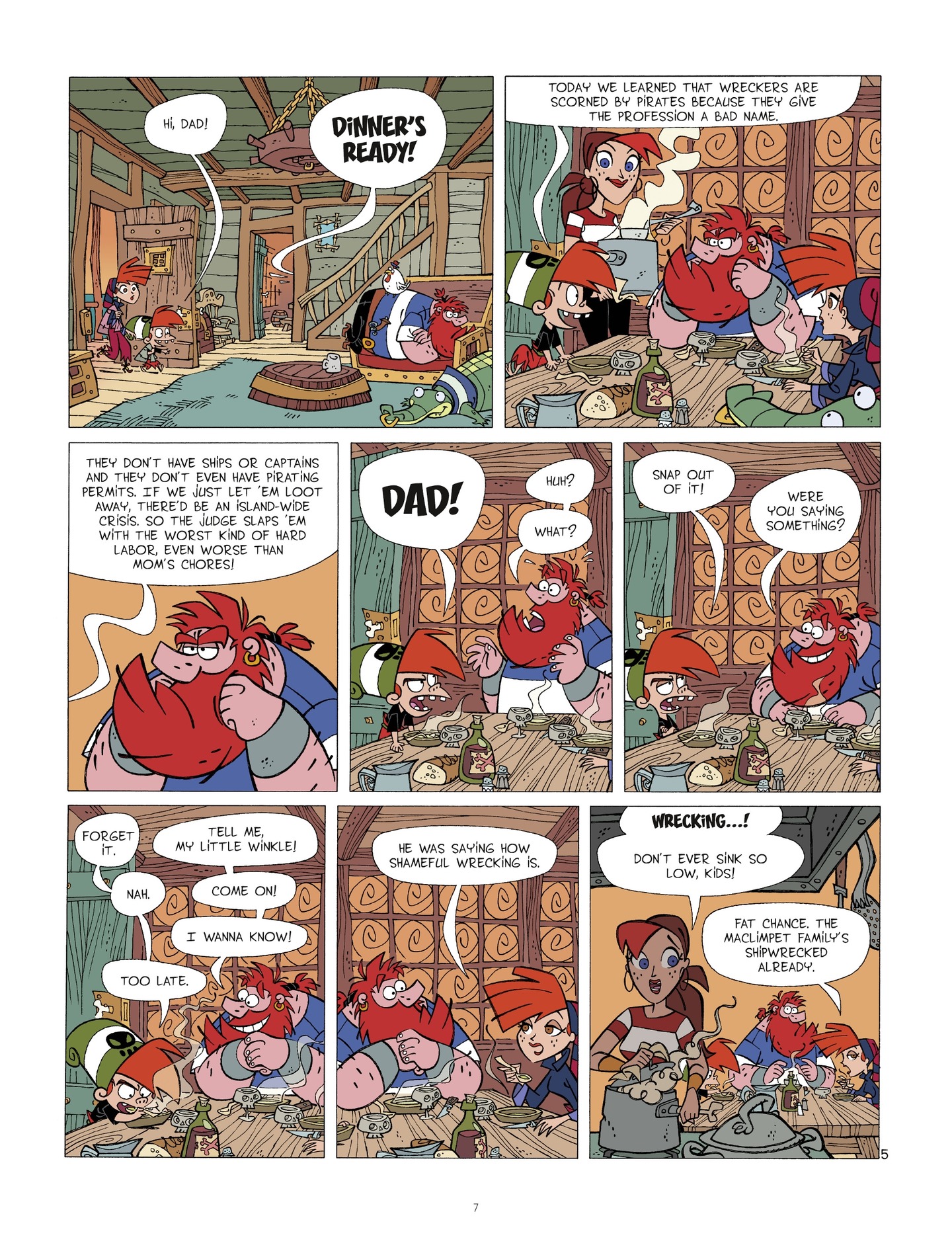Read online Pirate Family comic -  Issue #1 - 7