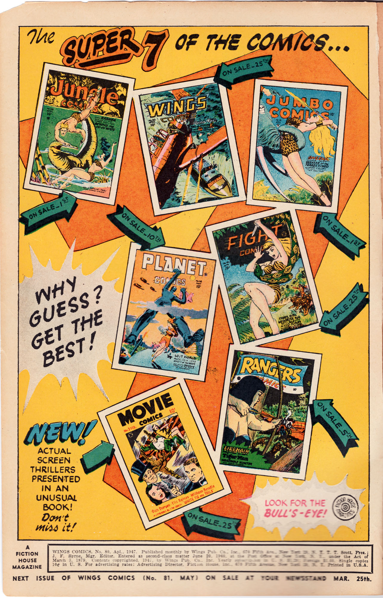 Read online Wings Comics comic -  Issue #80 - 2