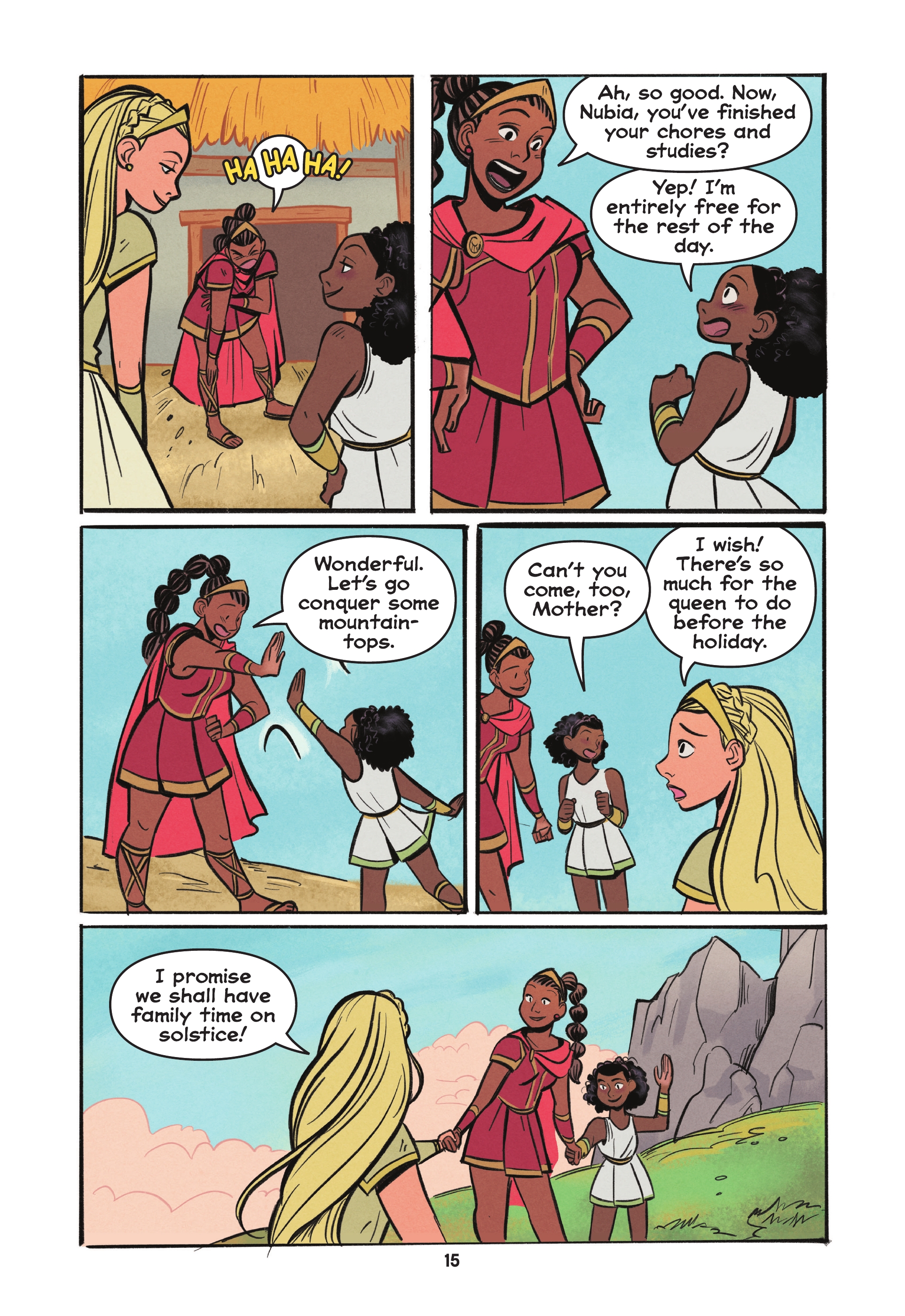 Read online Diana and Nubia: Princesses of the Amazons comic -  Issue # TPB (Part 1) - 13