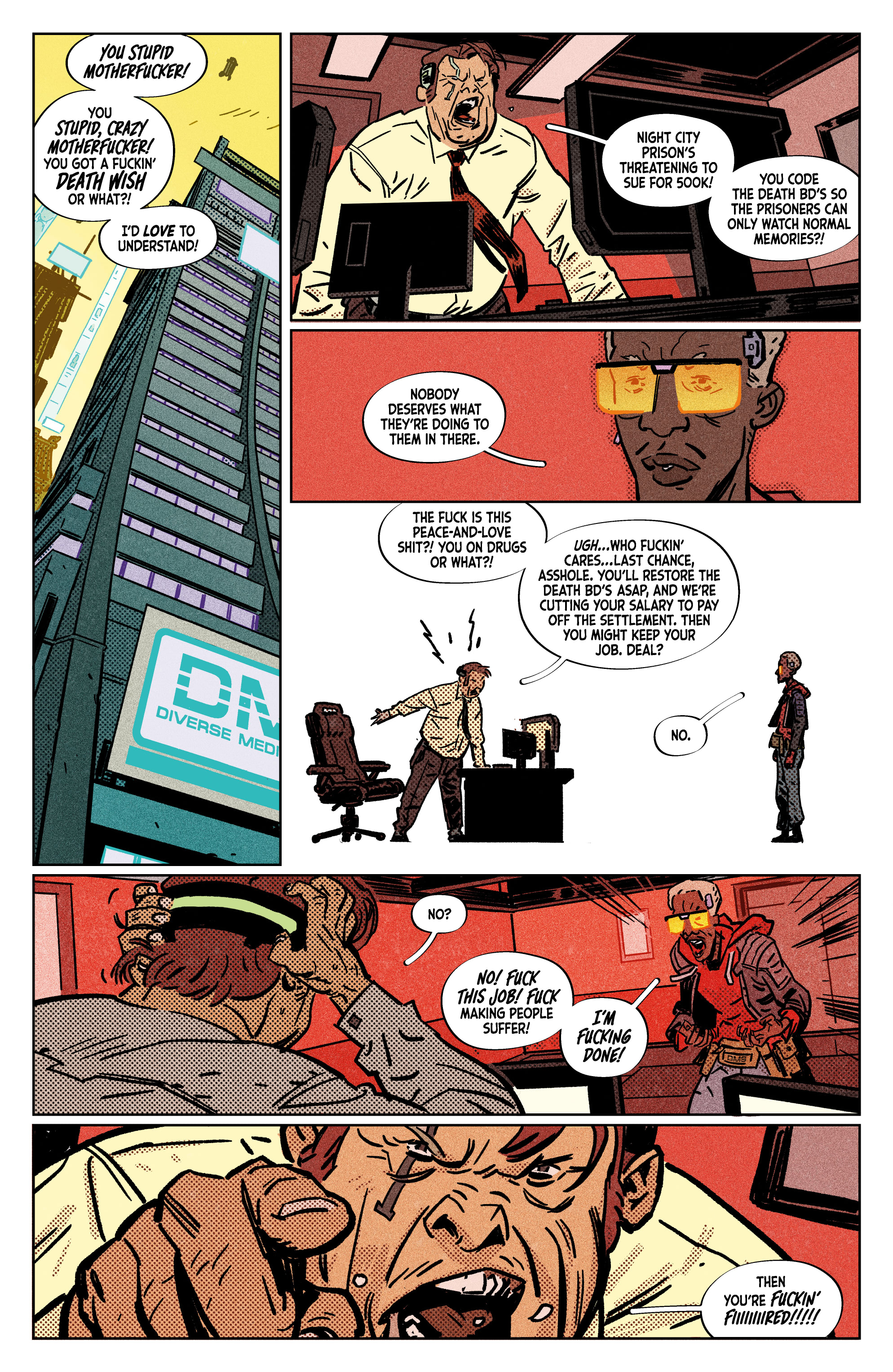 Read online Cyberpunk 2077: Blackout comic -  Issue #1 - 23