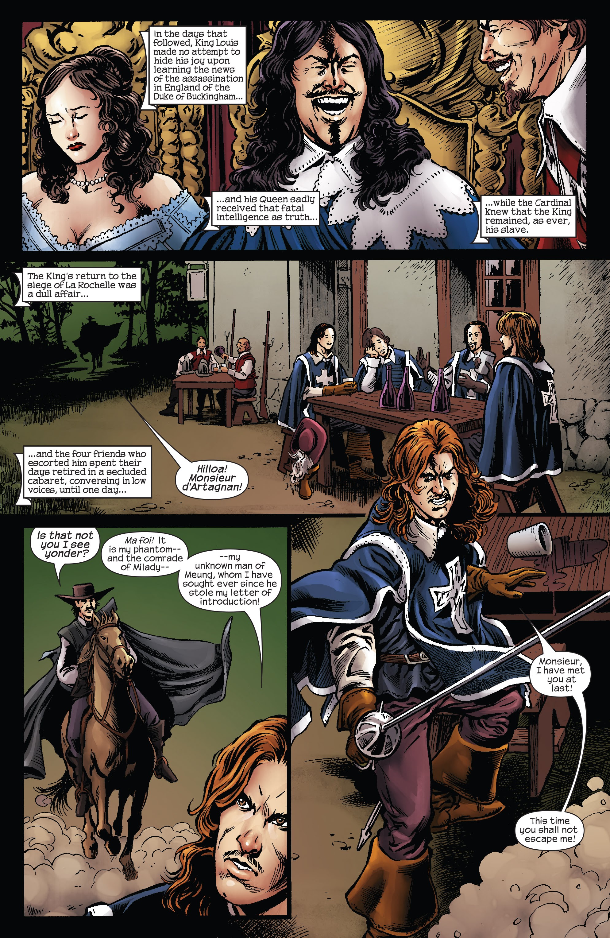 Read online Marvel Illustrated: The Three Musketeers comic -  Issue #6 - 16