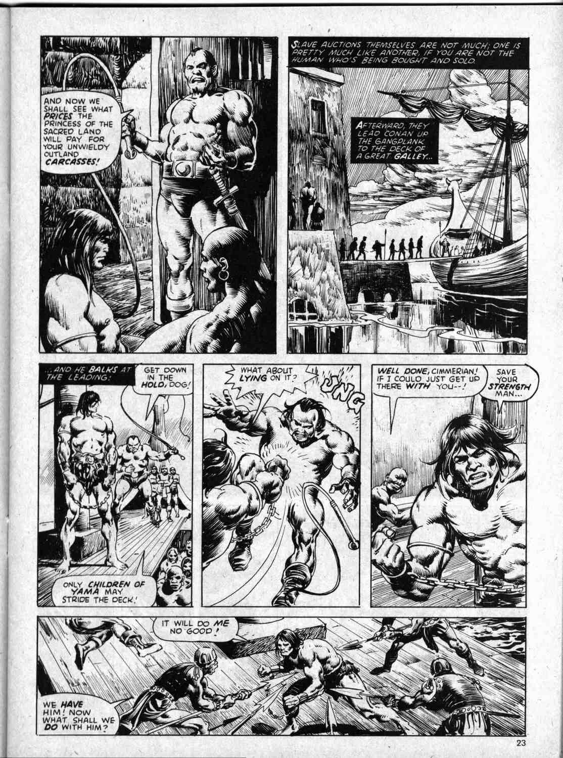 Read online The Savage Sword Of Conan comic -  Issue #59 - 23