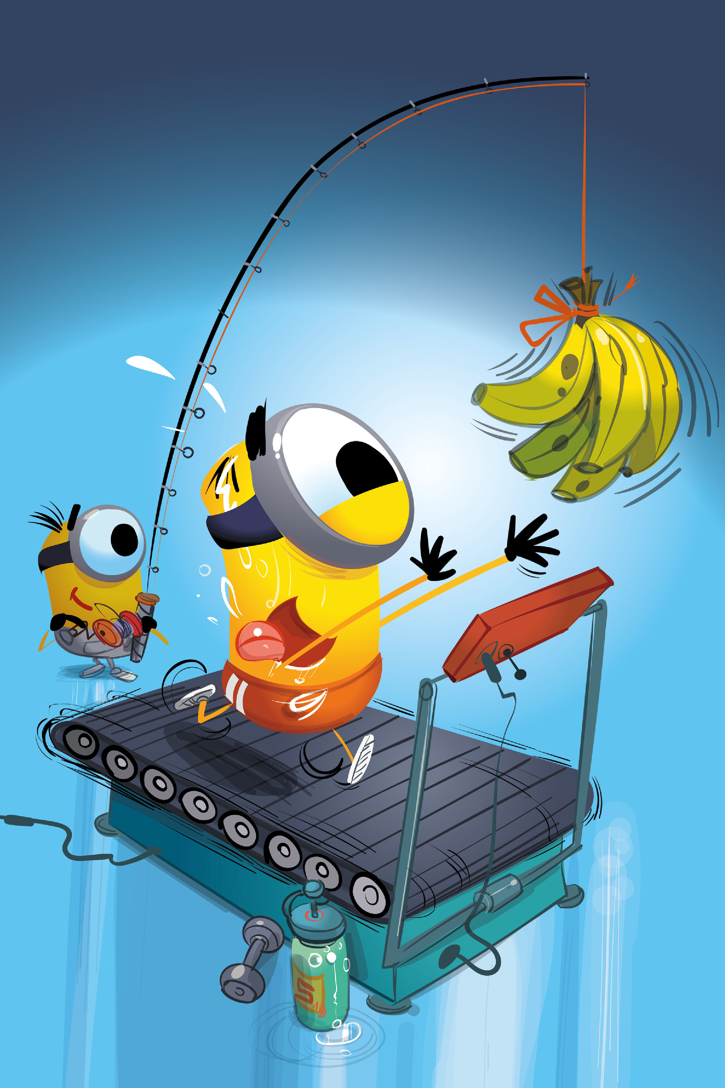 Read online Minions: Super Banana Games! comic -  Issue # Full - 47