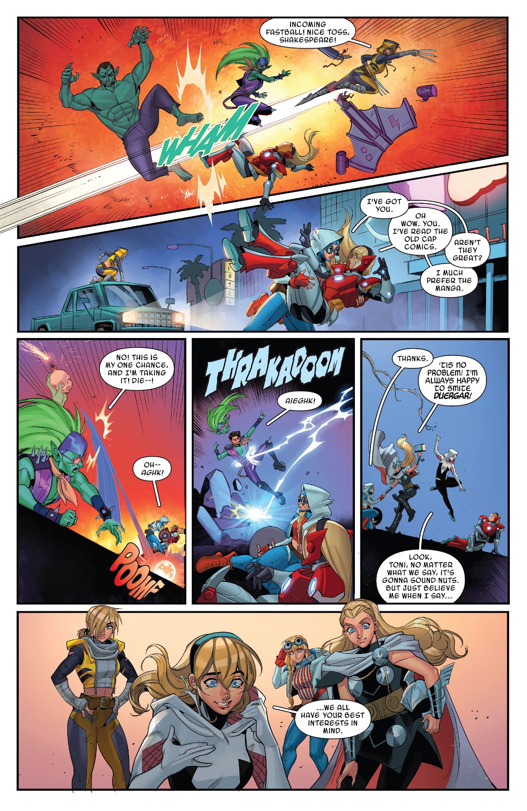 Spider-Gwen: Gwenverse issue 3 - Page 18