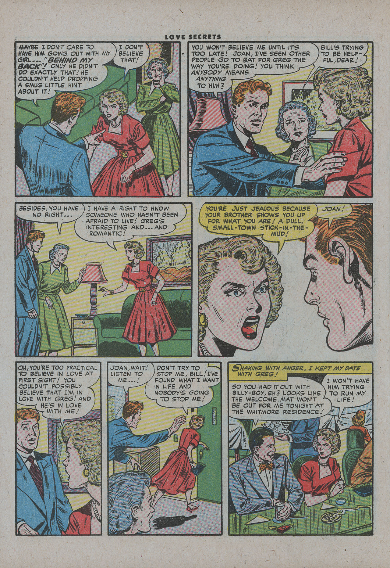 Read online Love Secrets (1953) comic -  Issue #46 - 22