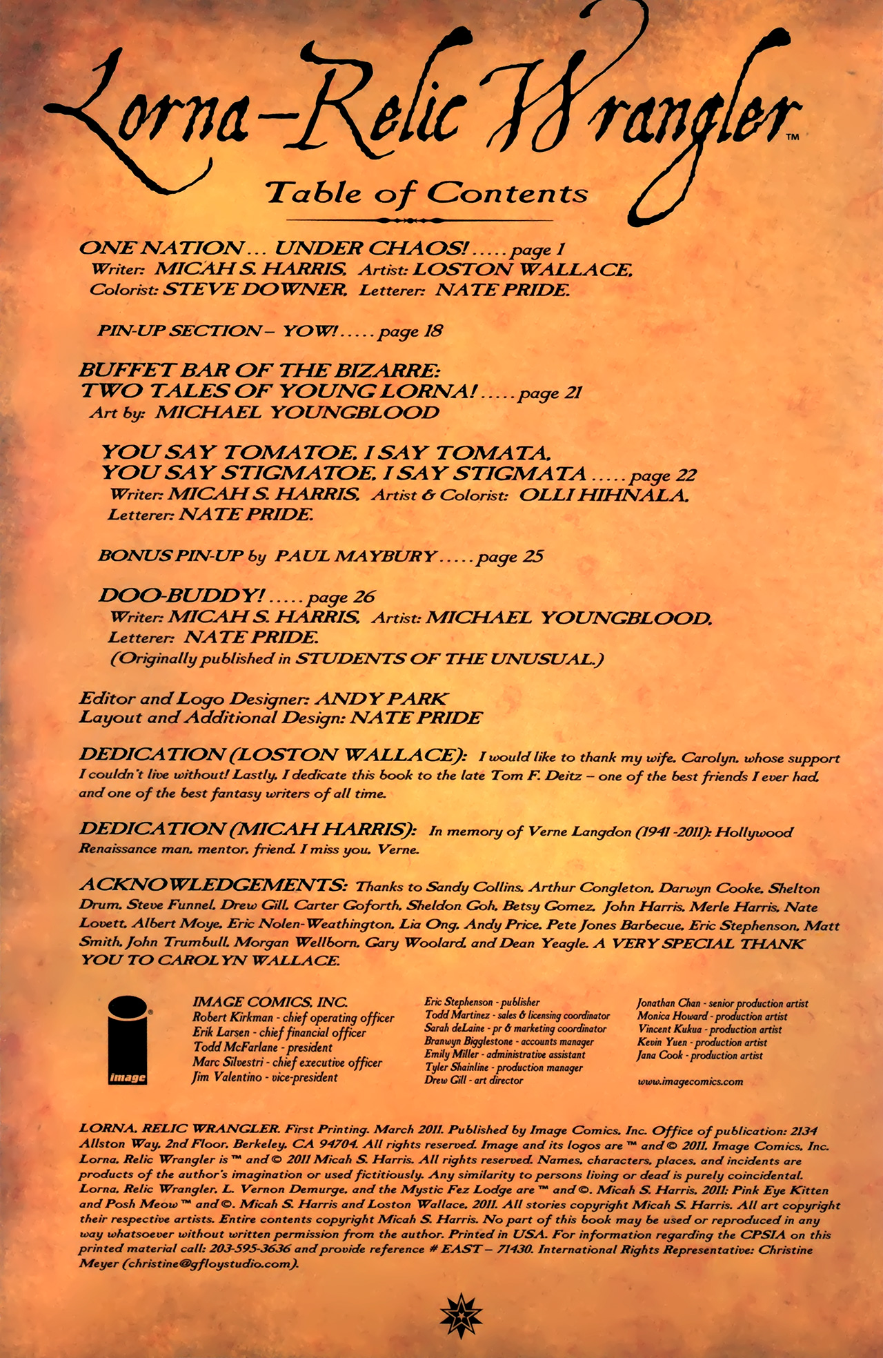 Read online Lorna: Relic Wrangler comic -  Issue # Full - 2