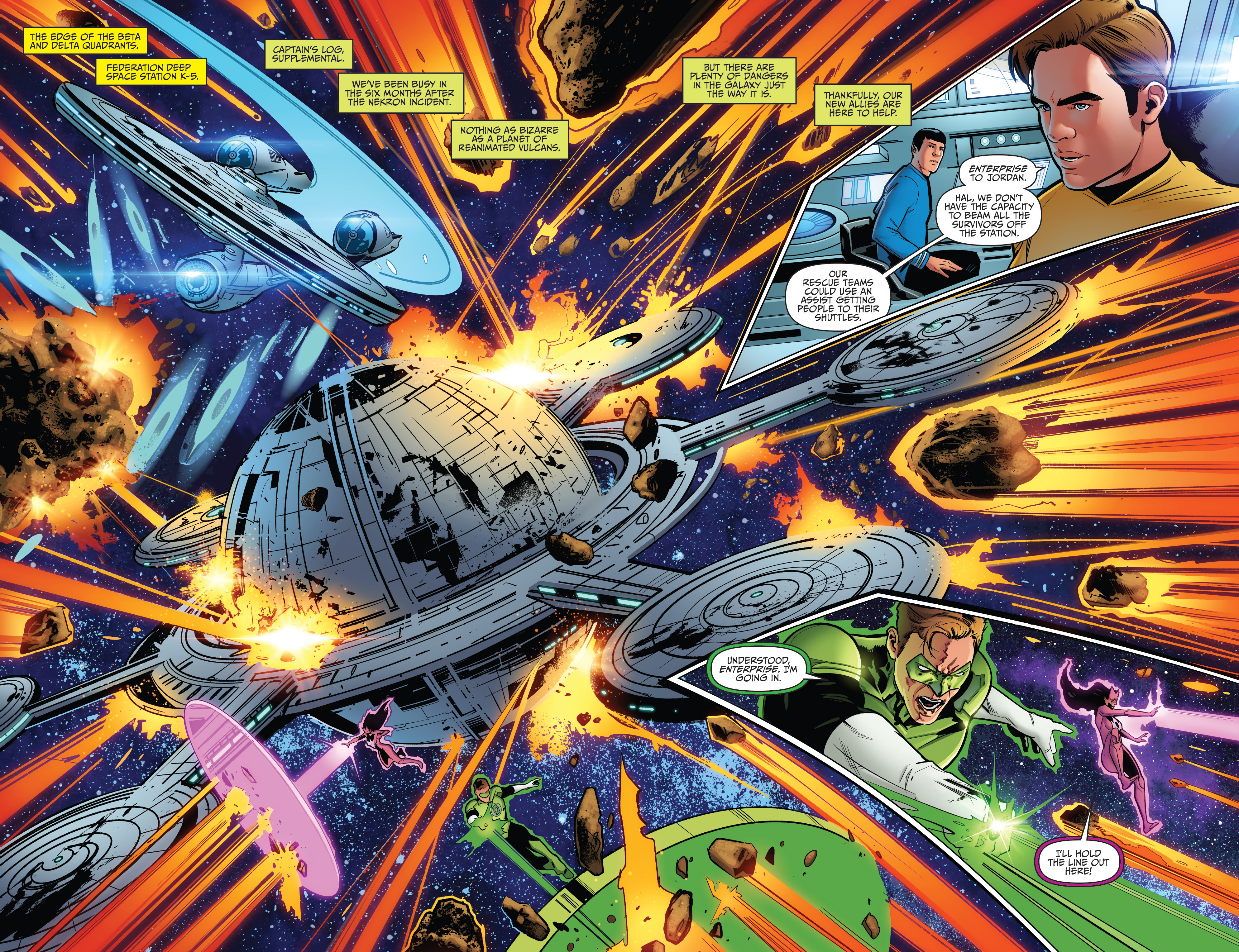 Read online Star Trek/Green Lantern (2016) comic -  Issue #1 - 8