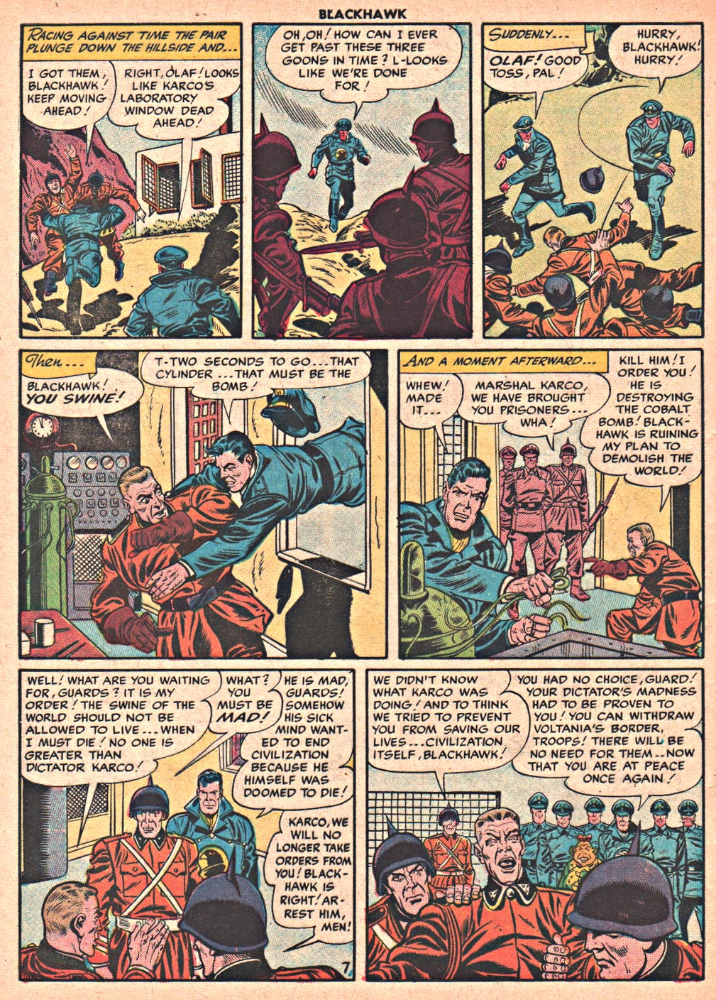 Read online Blackhawk (1957) comic -  Issue #82 - 32