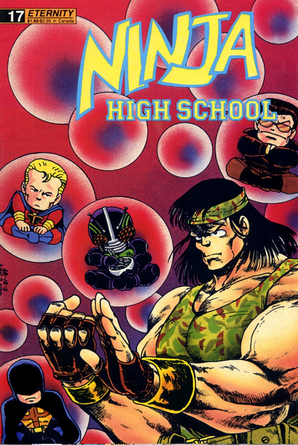 Read online Ninja High School (1986) comic -  Issue #17 - 1