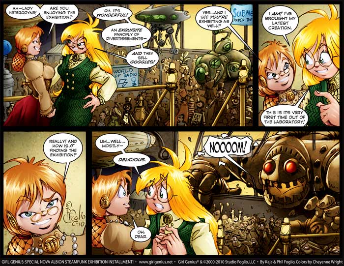 Read online Girl Genius (2002) comic -  Issue #10 - 125