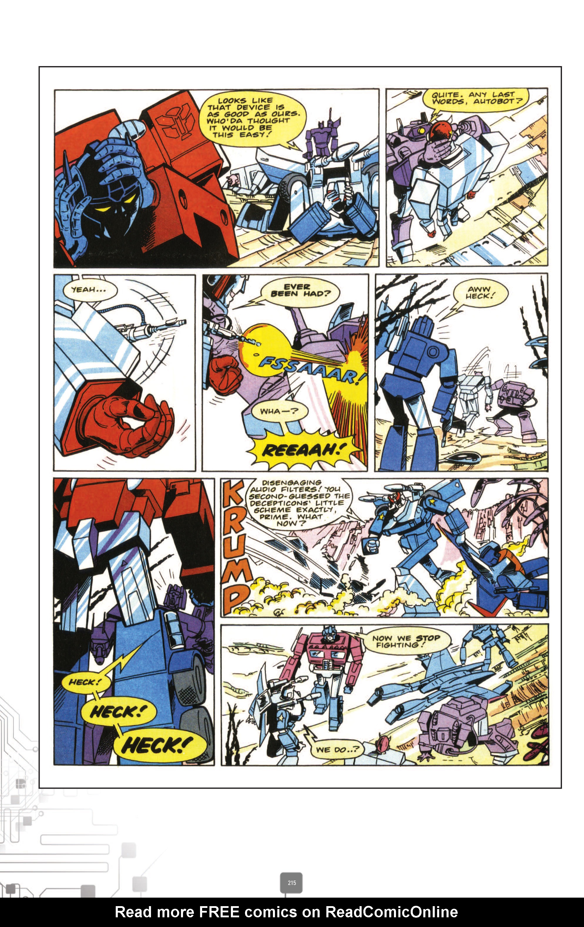 Read online The Transformers Classics UK comic -  Issue # TPB 3 - 215