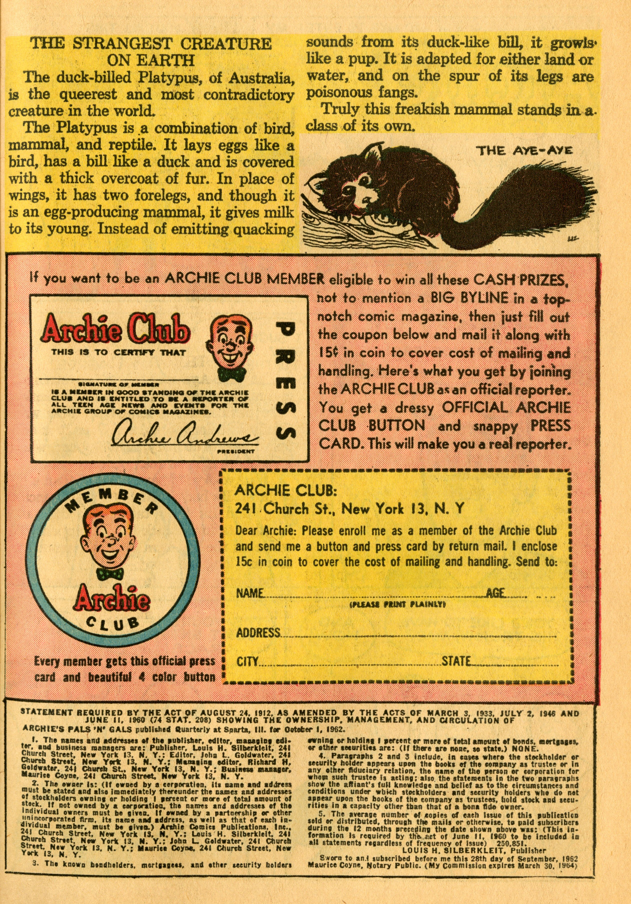 Read online Archie's Pals 'N' Gals (1952) comic -  Issue #23 - 31