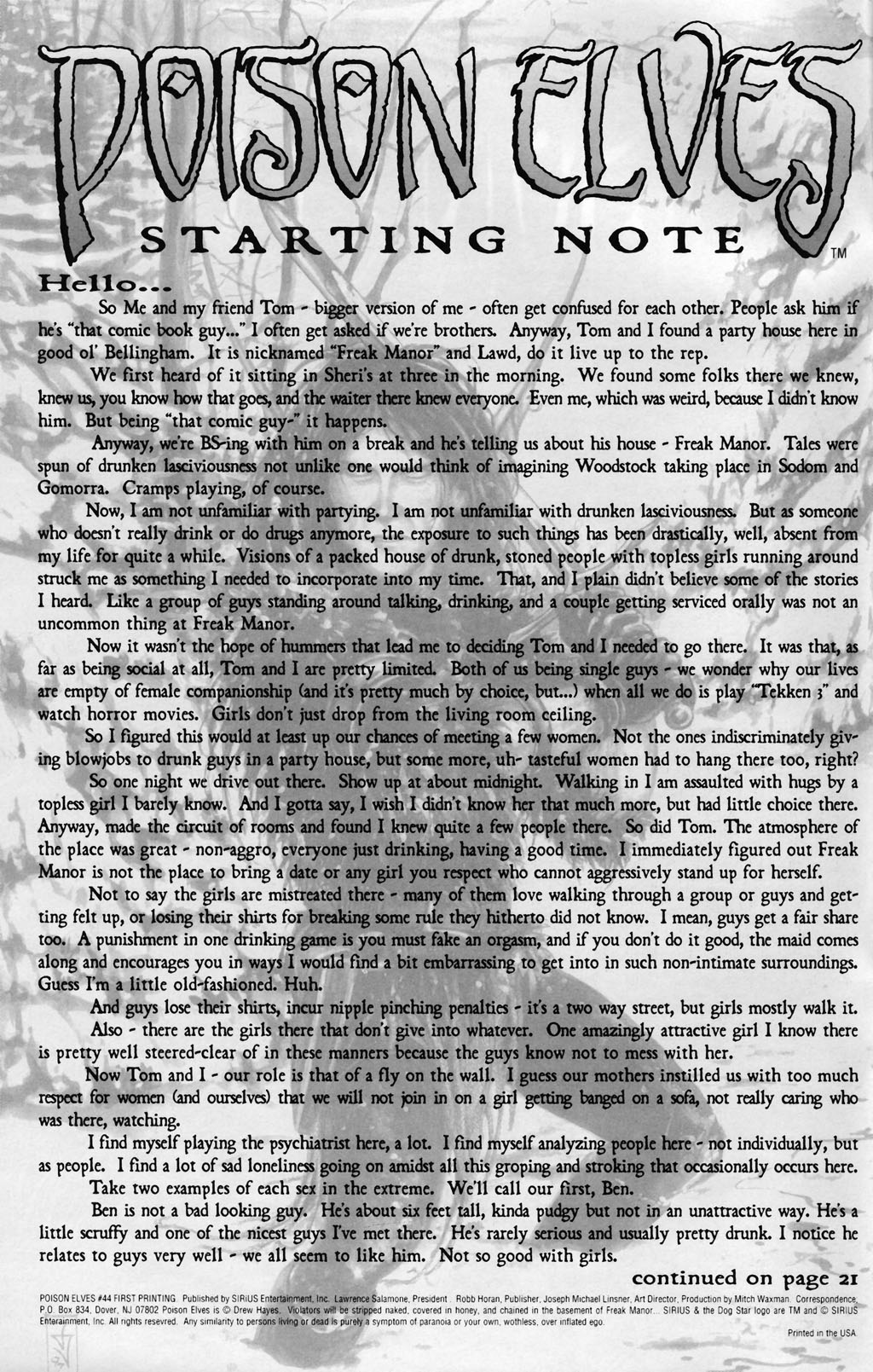 Read online Poison Elves (1995) comic -  Issue #44 - 2