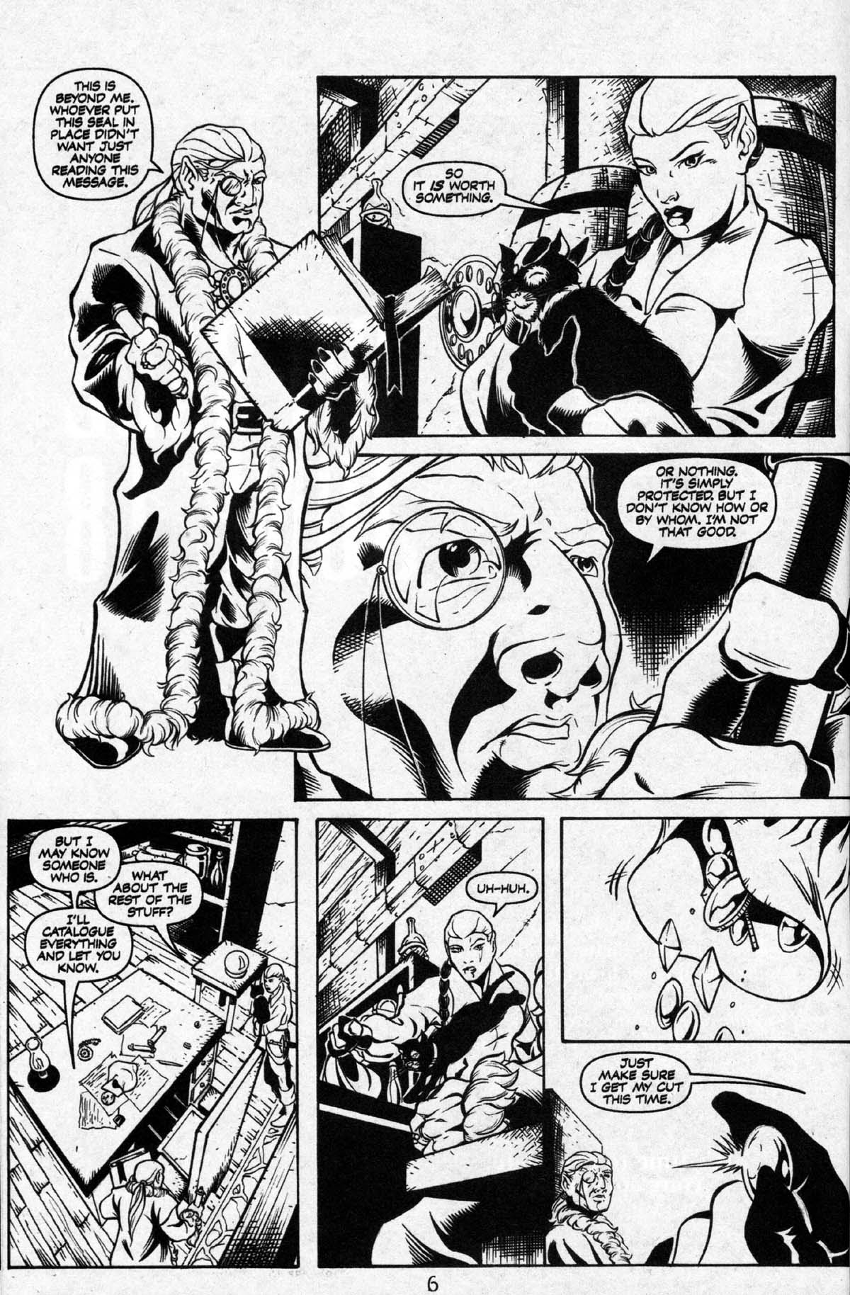 Read online Dungeons & Dragons: Black & White comic -  Issue #1 - 6