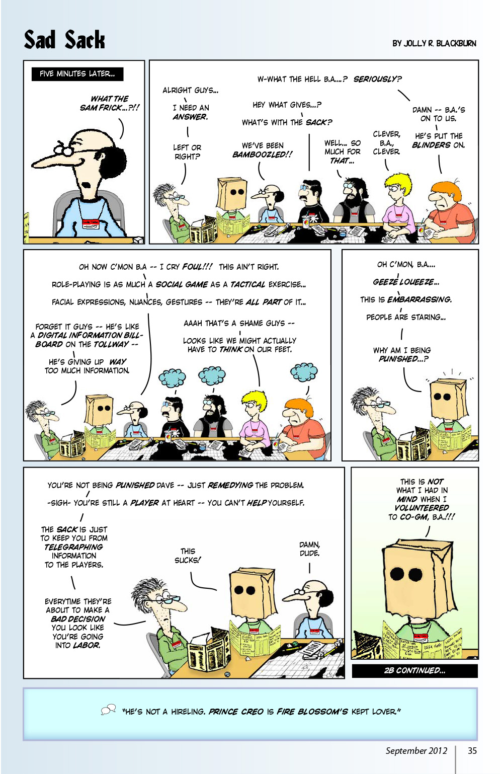 Read online Knights of the Dinner Table comic -  Issue #191 - 37