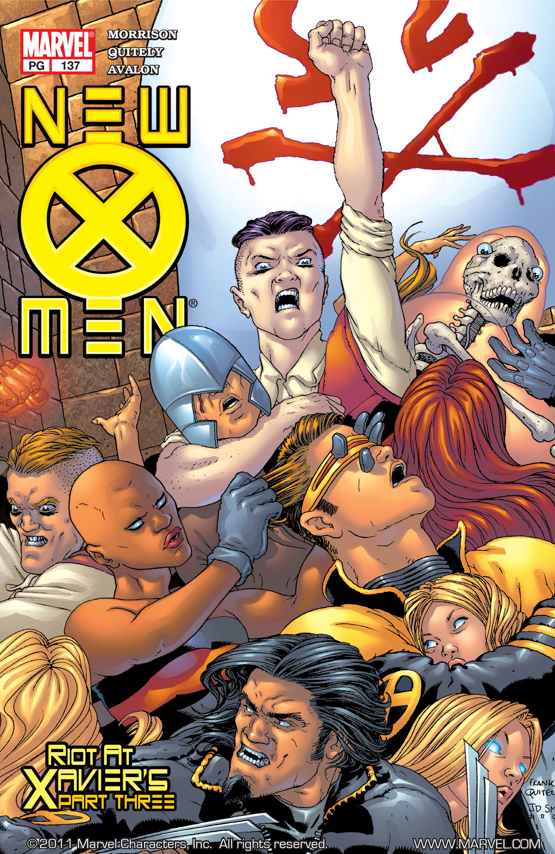 Read online New X-Men (2001) comic -  Issue #137 - 1