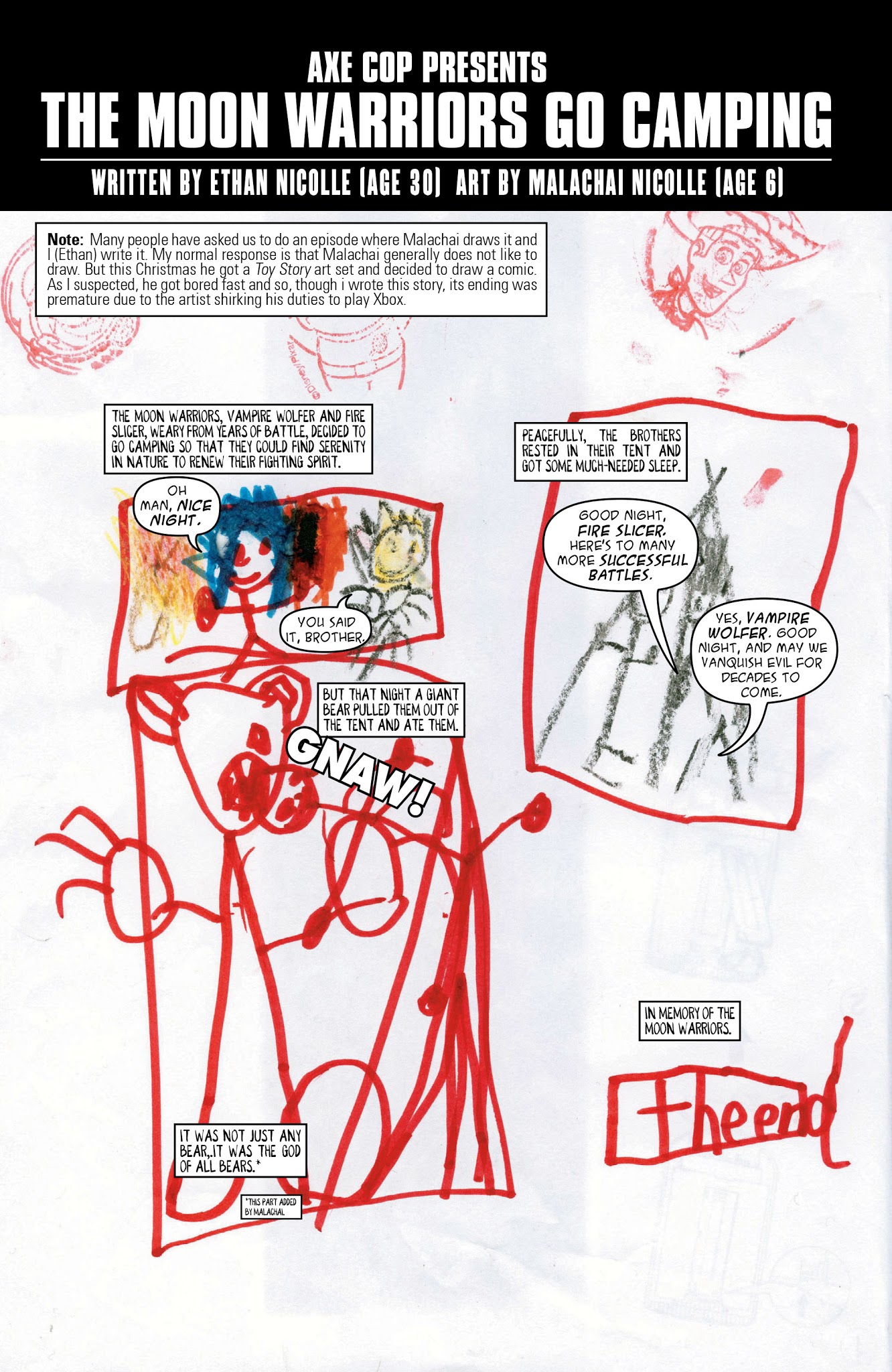 Read online Axe Cop comic -  Issue # TPB 3 - 111