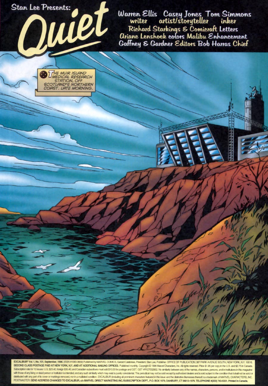 Read online Excalibur (1988) comic -  Issue #101 - 2