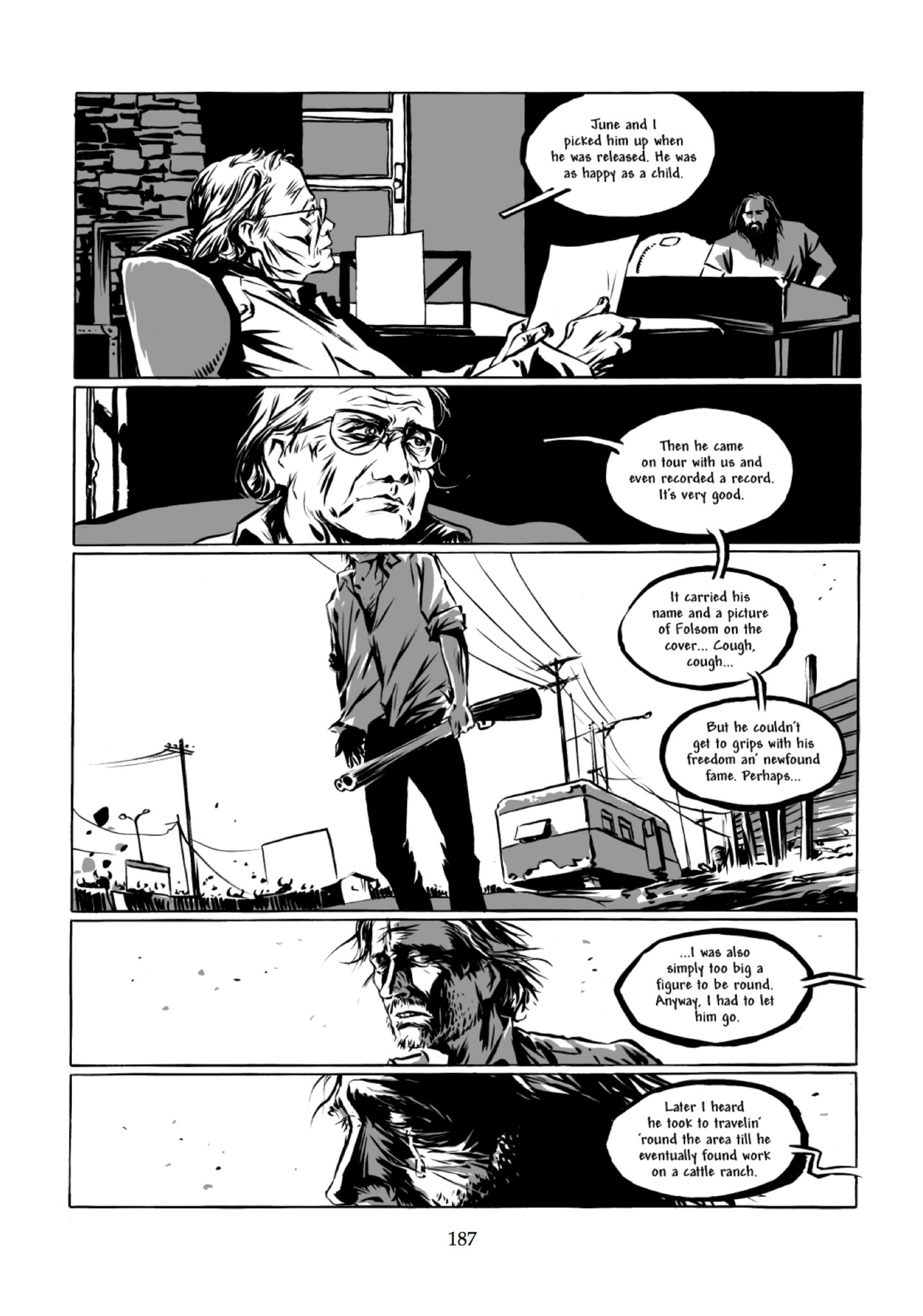 Read online Johnny Cash: I See a Darkness comic -  Issue # TPB - 181