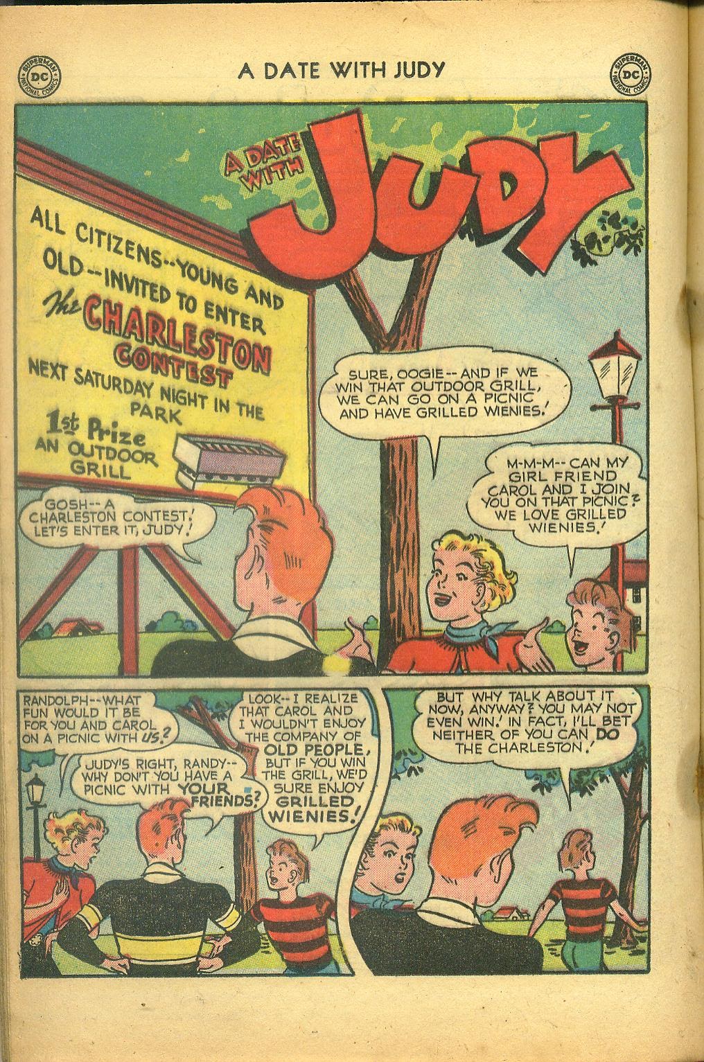 Read online A Date with Judy comic -  Issue #23 - 28