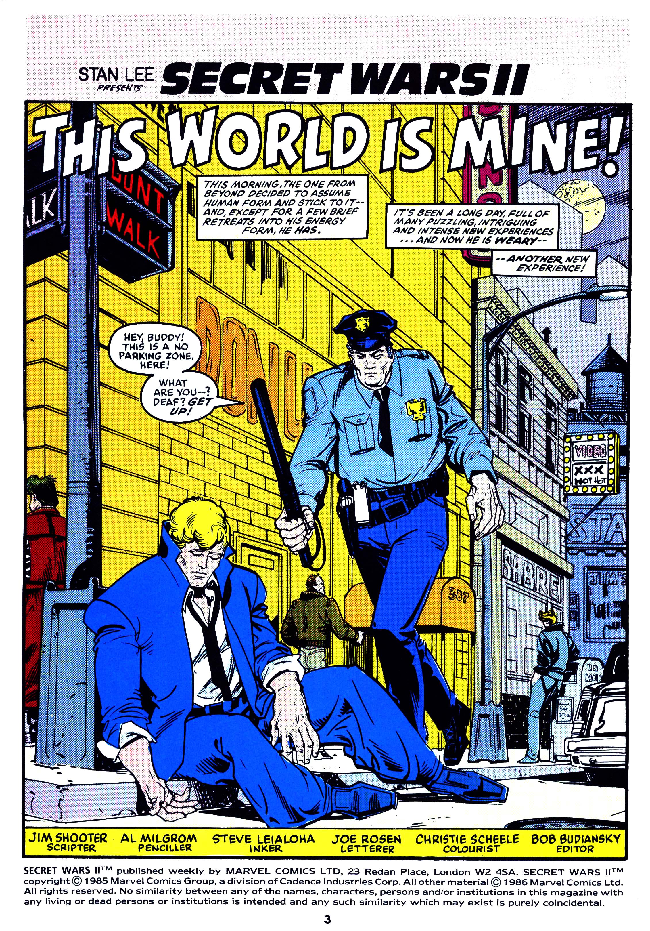 Read online Secret Wars (1985) comic -  Issue #45 - 3