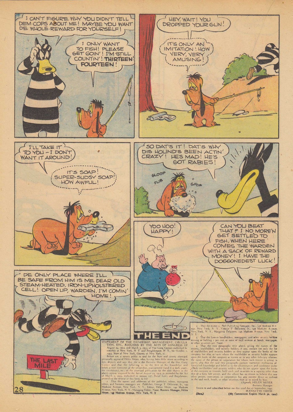 Read online Our Gang Comics comic -  Issue #9 - 30