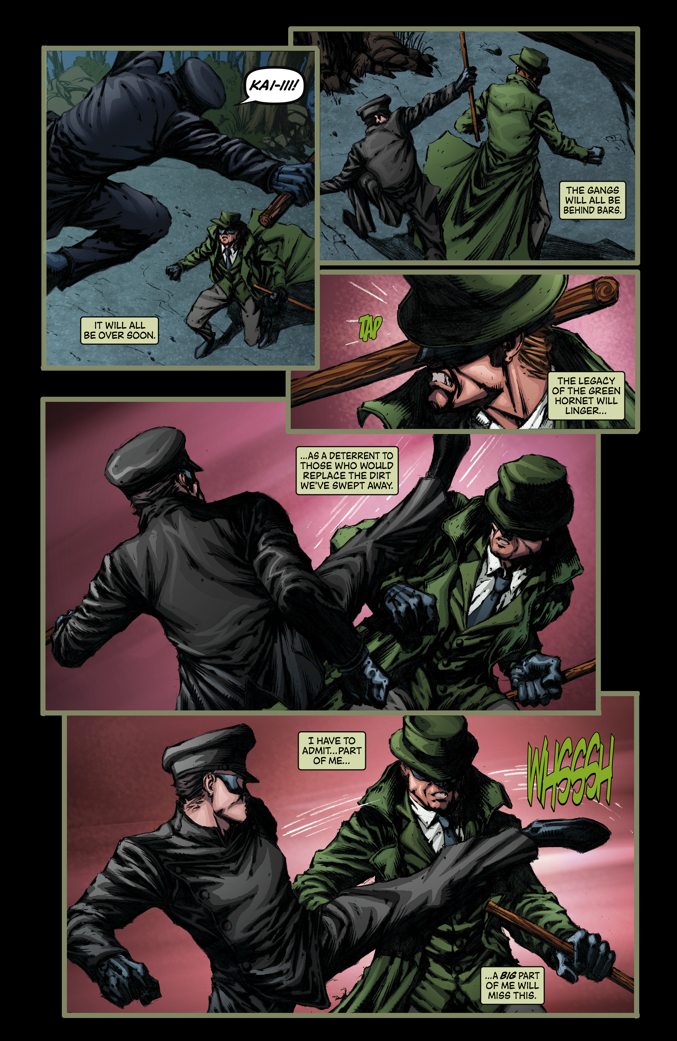 Read online Green Hornet: Blood Ties comic -  Issue #1 - 5