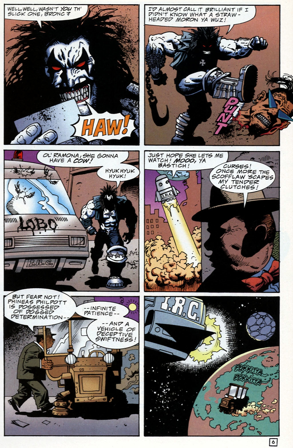 Read online Lobo: Death and Taxes comic -  Issue #4 - 7
