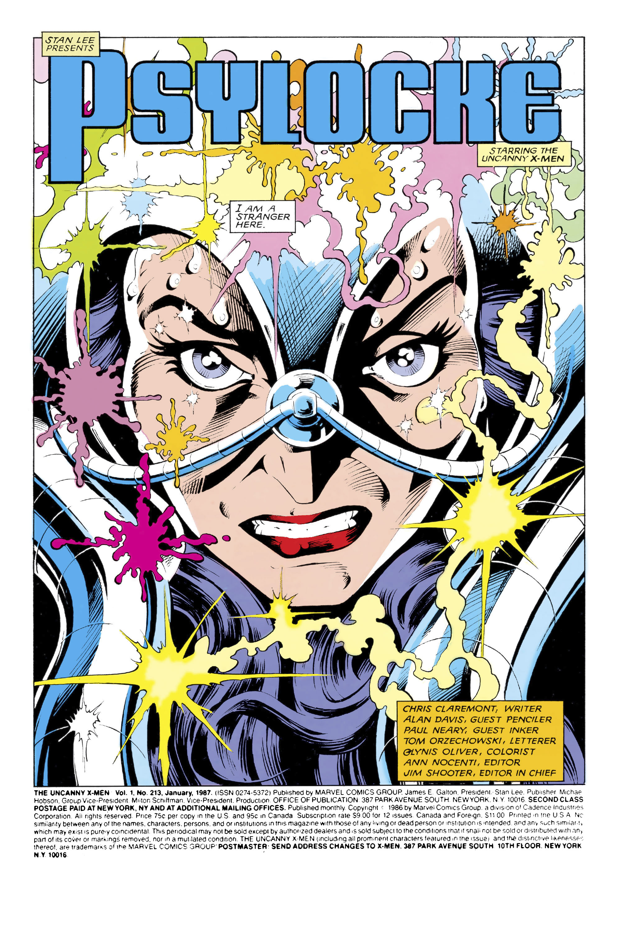 Read online Uncanny X-Men (1963) comic -  Issue #213 - 2