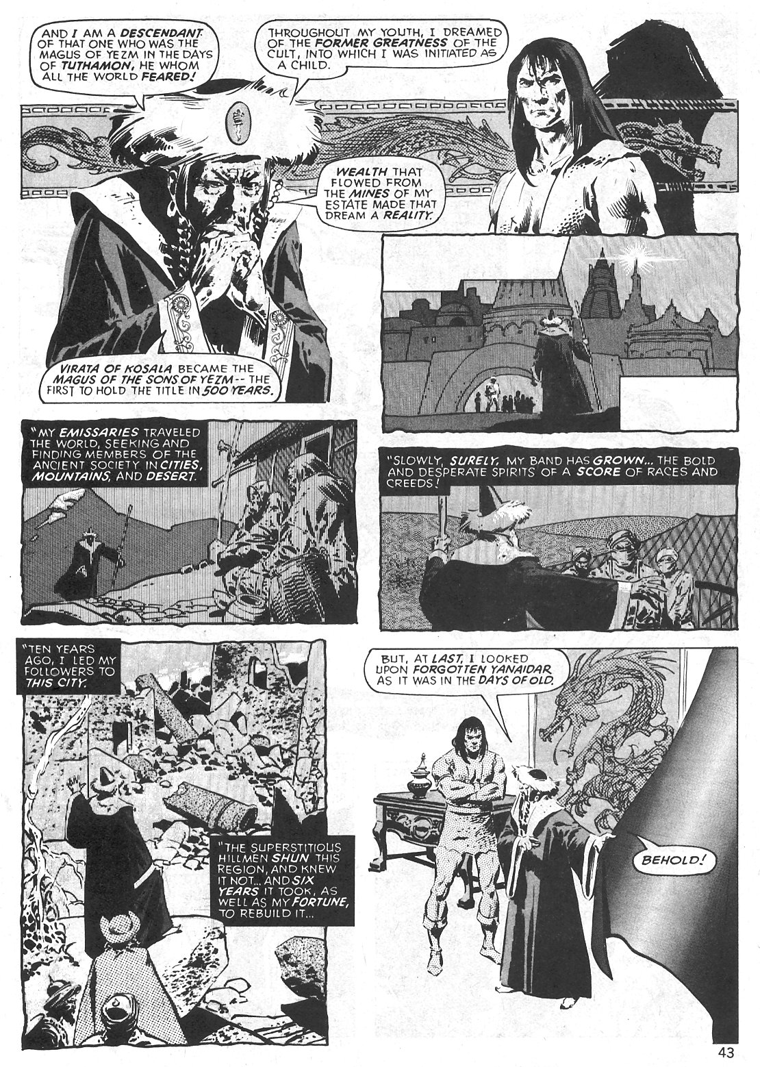 Read online The Savage Sword Of Conan comic -  Issue #31 - 43