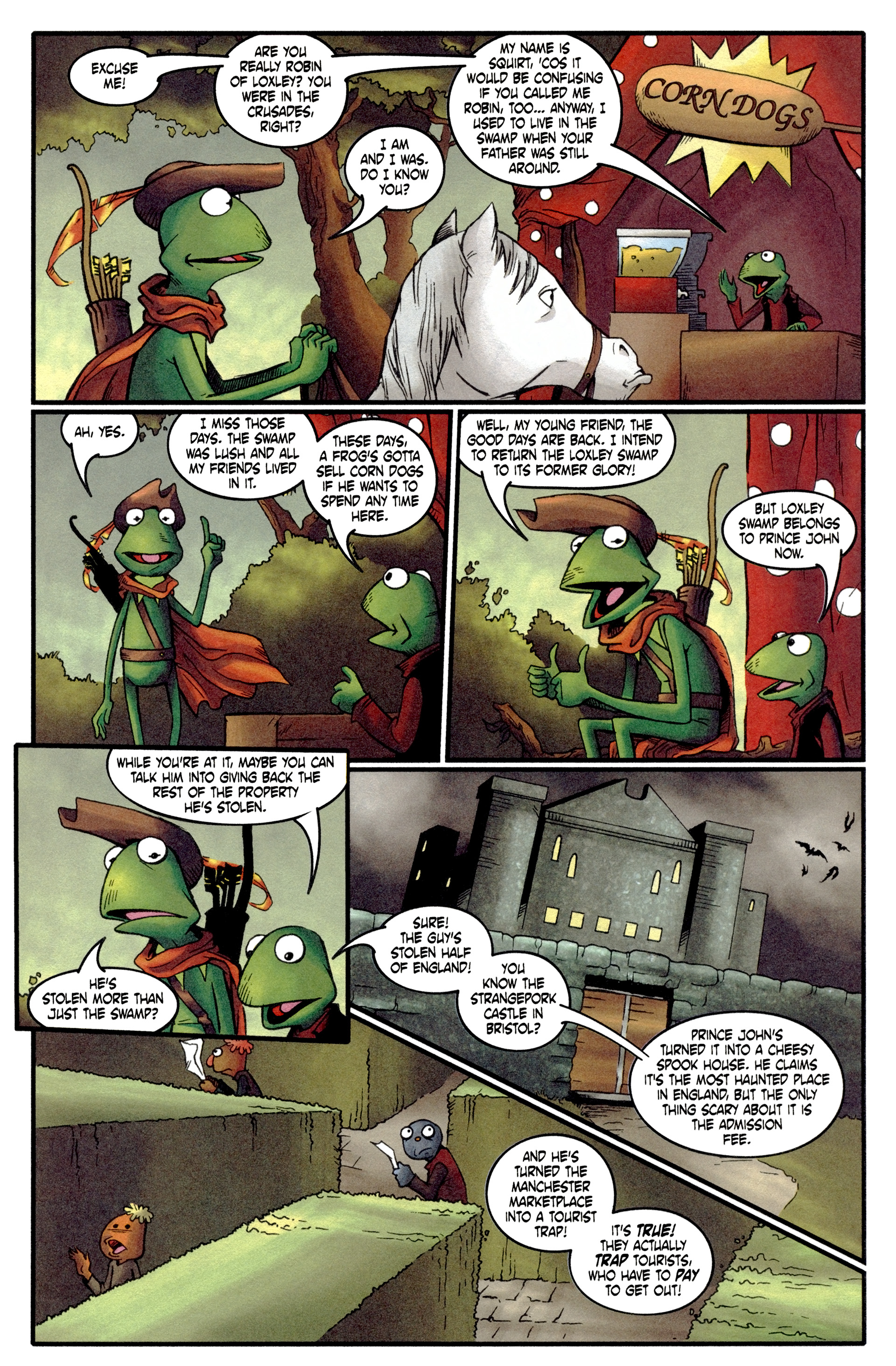 Read online Muppet Robin Hood comic -  Issue #1 - 11