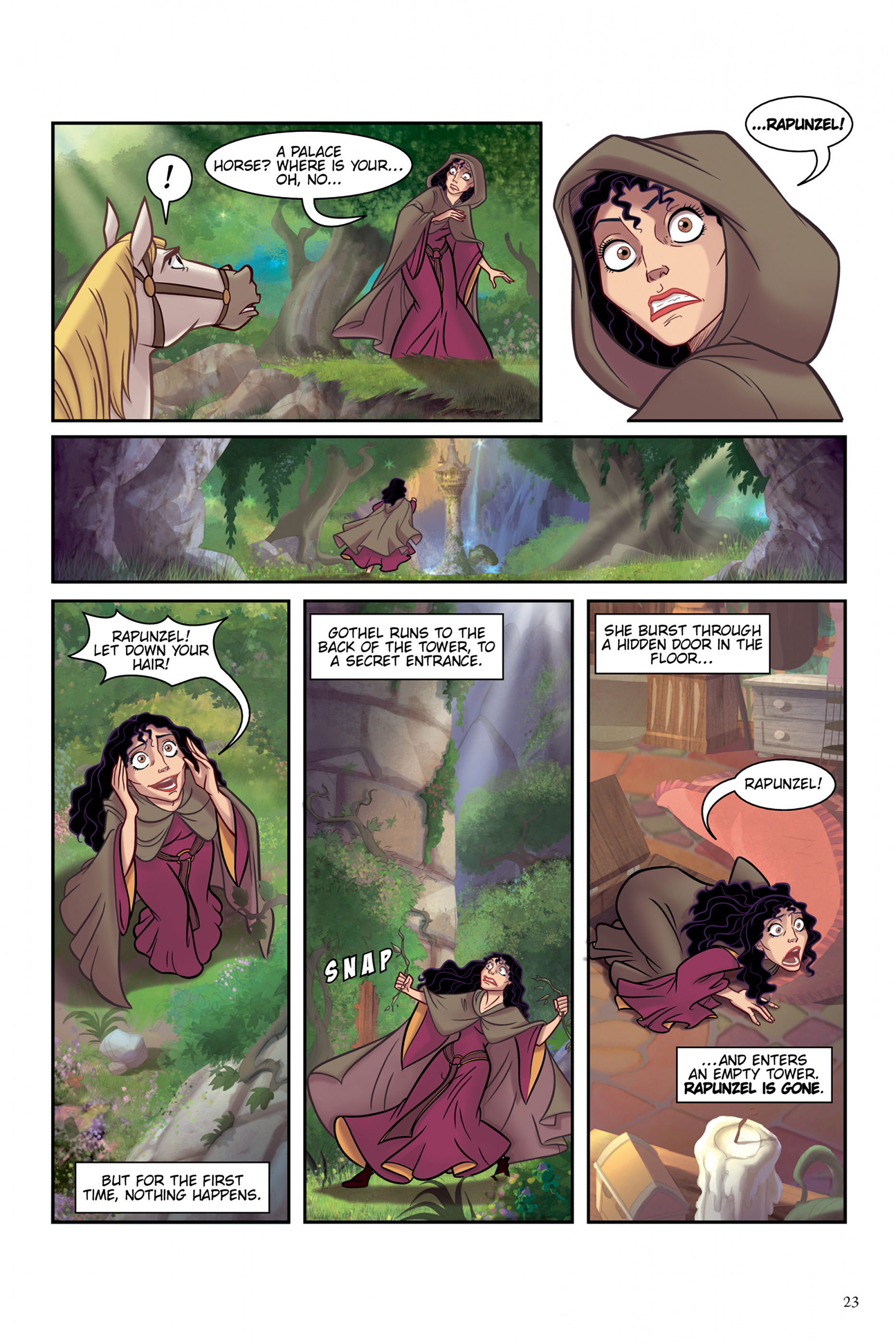 Read online Disney Tangled: The Story of the Movie in Comics comic -  Issue # Full - 25