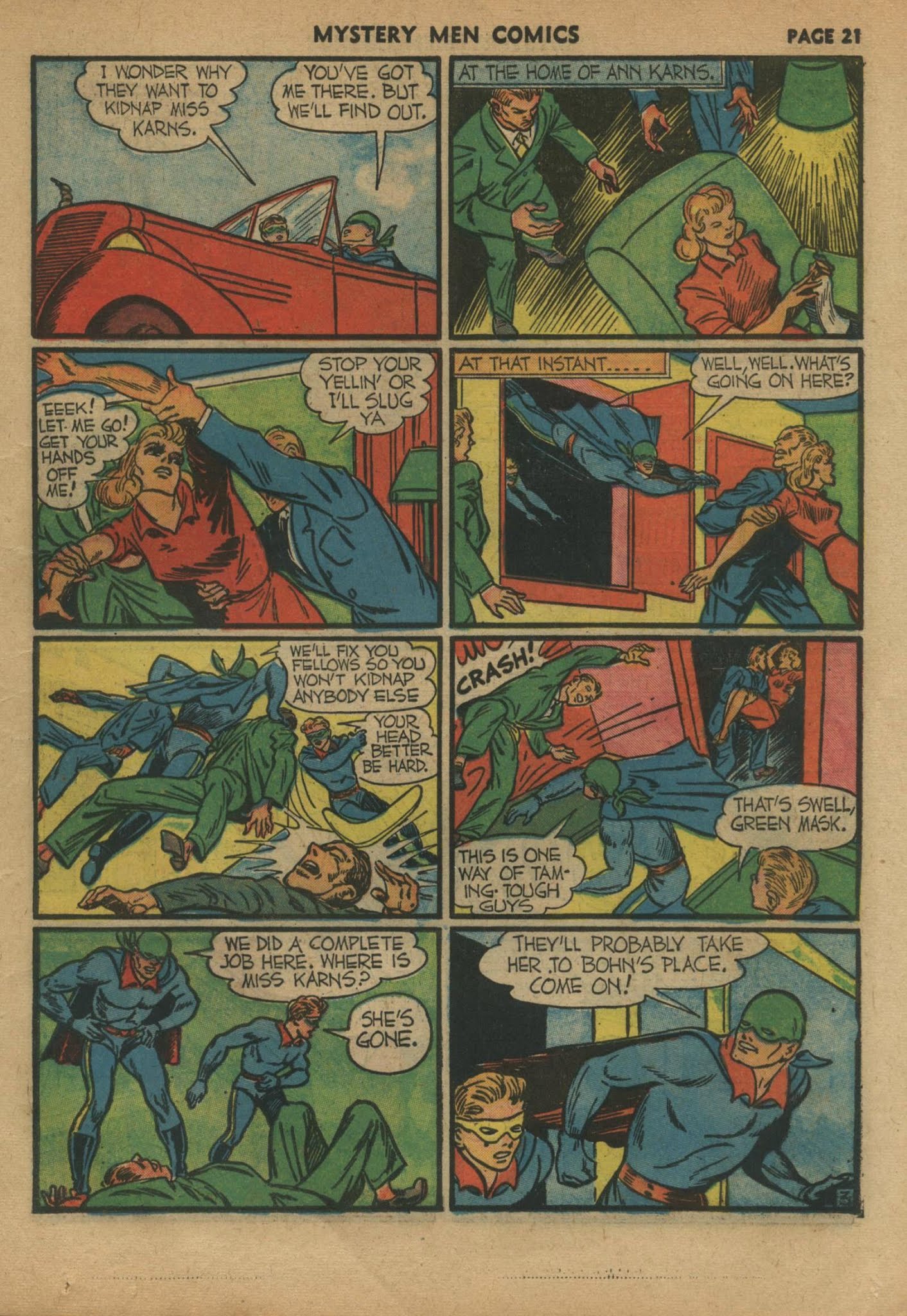 Read online Mystery Men Comics comic -  Issue #24 - 23