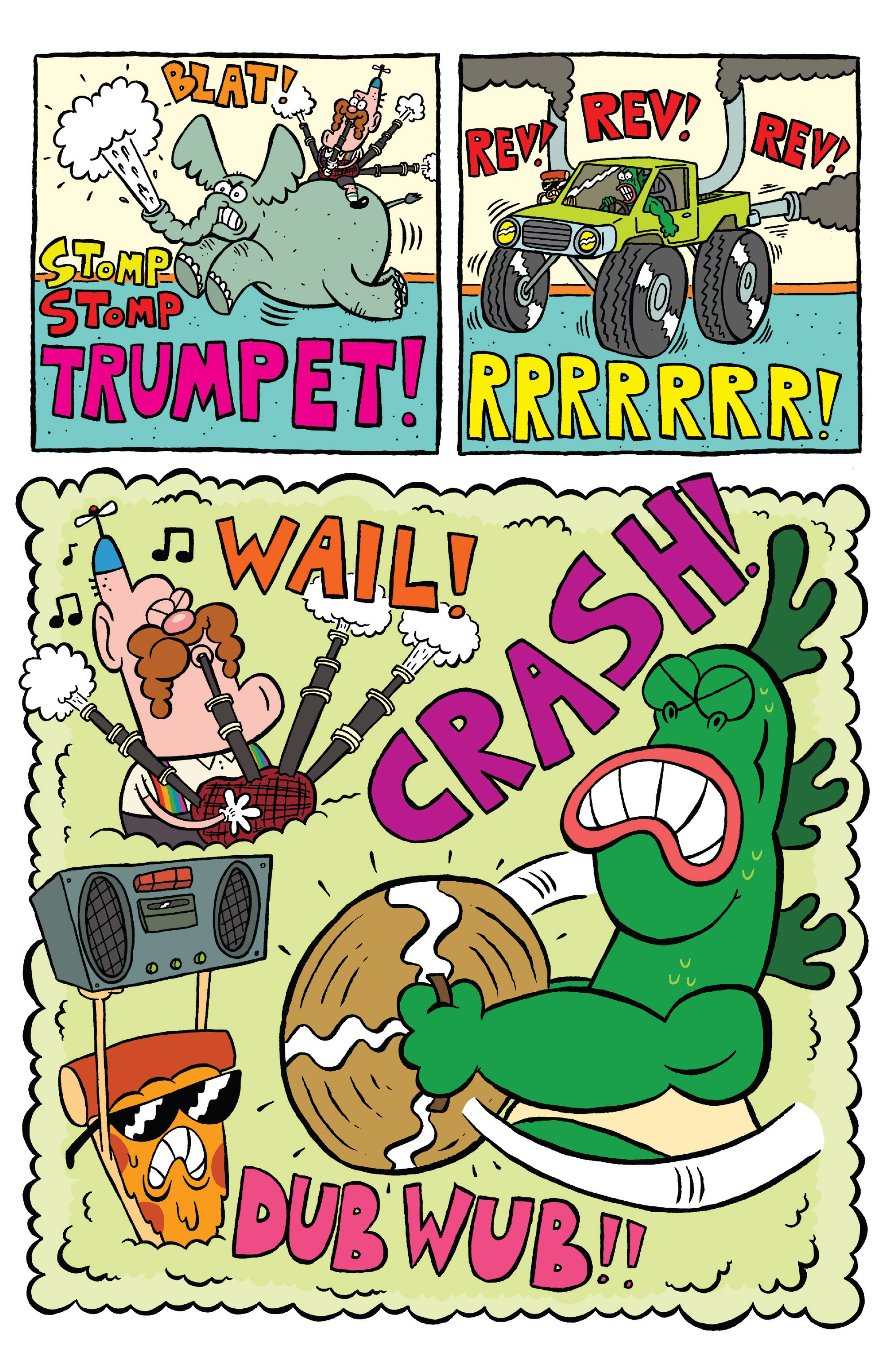 Read online Uncle Grandpa: Pizza Steve Special comic -  Issue # Full - 23