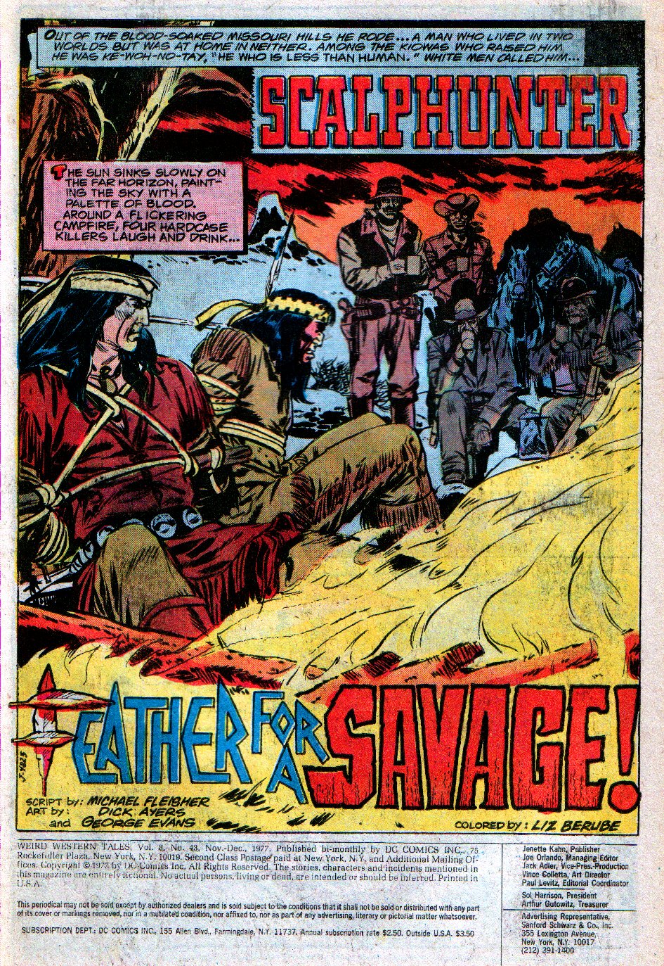 Read online Weird Western Tales (1972) comic -  Issue #43 - 2
