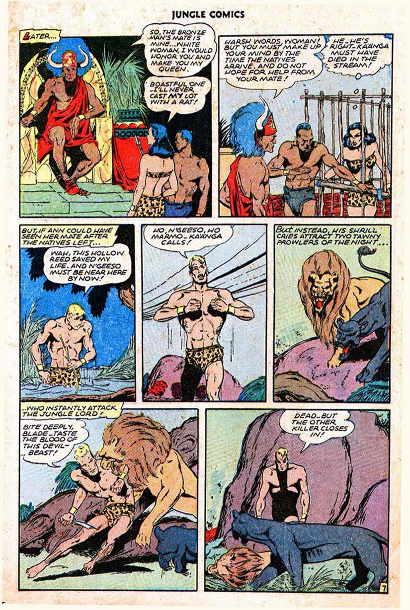 Read online Jungle Comics comic -  Issue #70 - 9